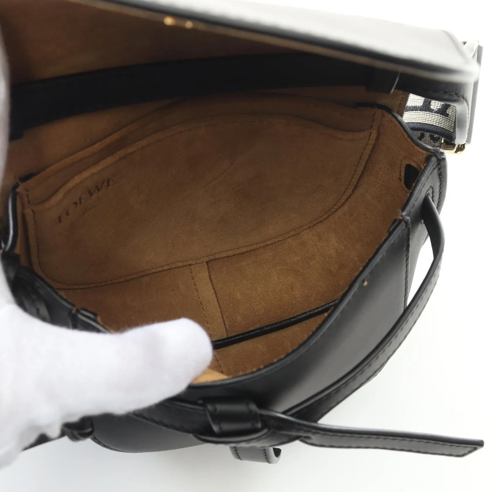 Loewe Gate Dual Mini Leather Shoulder Bag