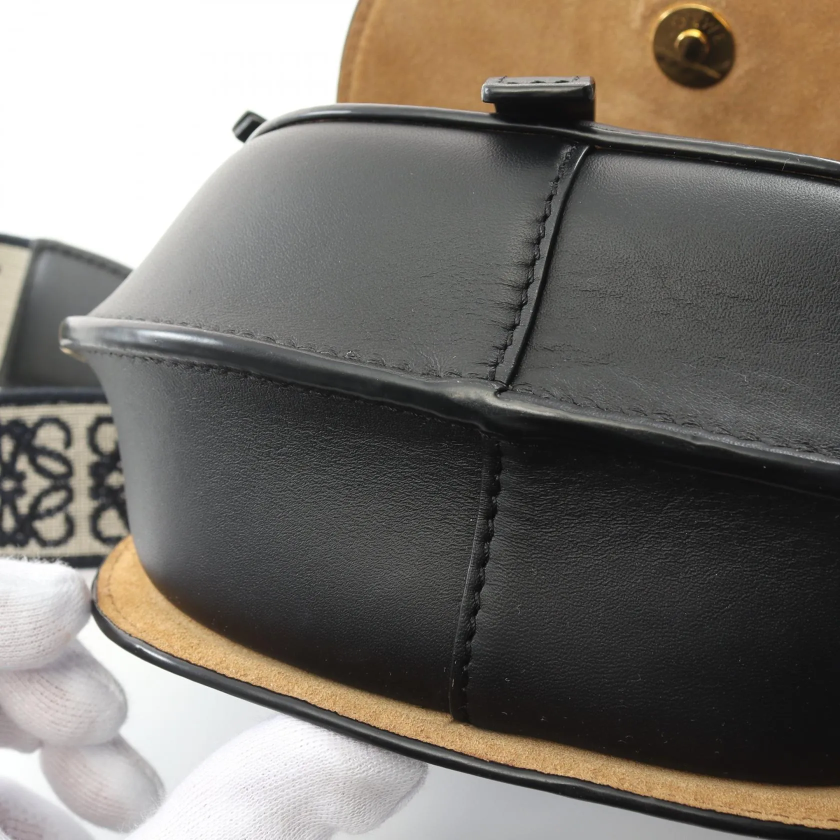 Loewe Gate Dual Mini Leather Shoulder Bag