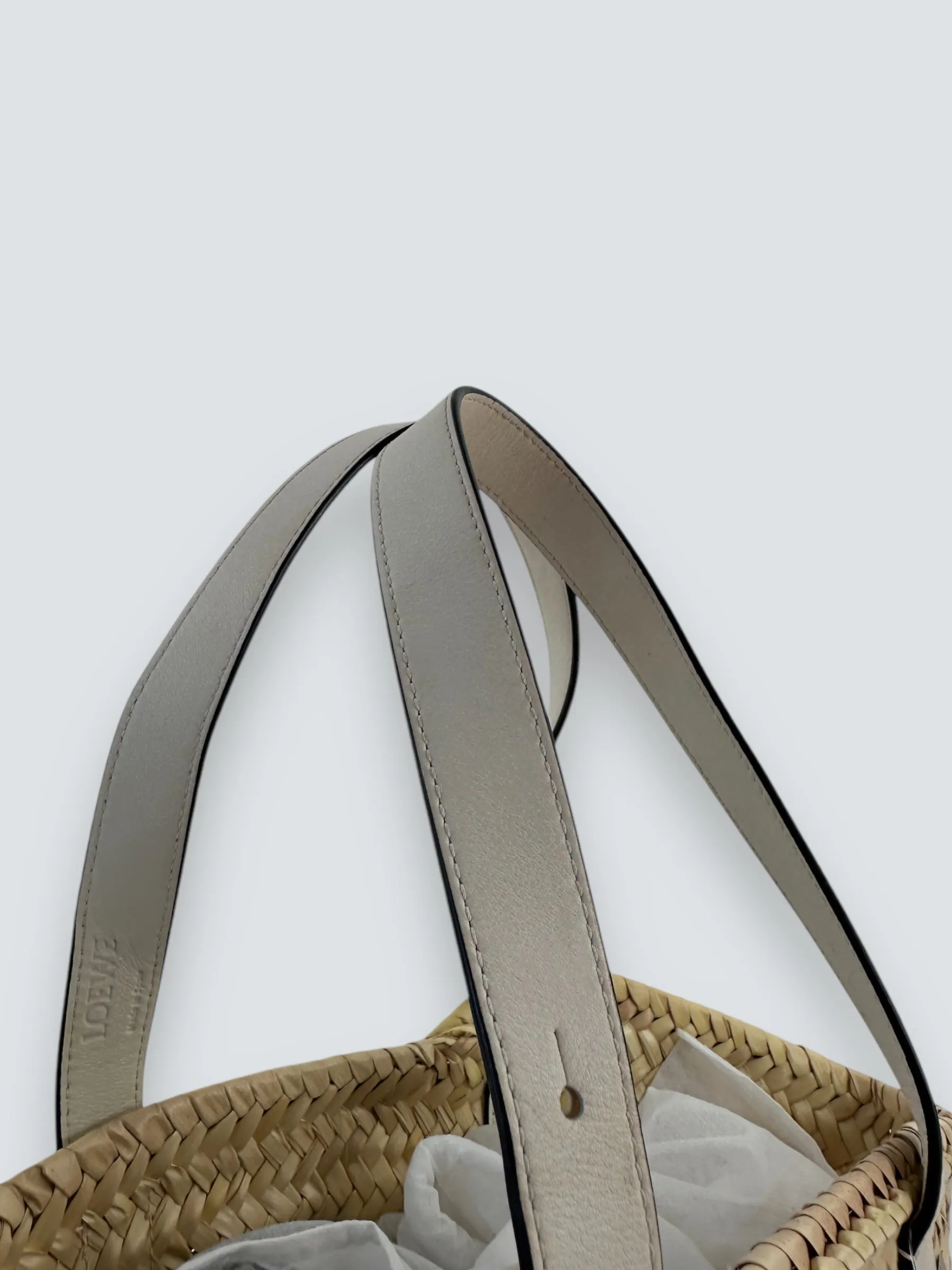 Loewe Small Raffia Straw Tote