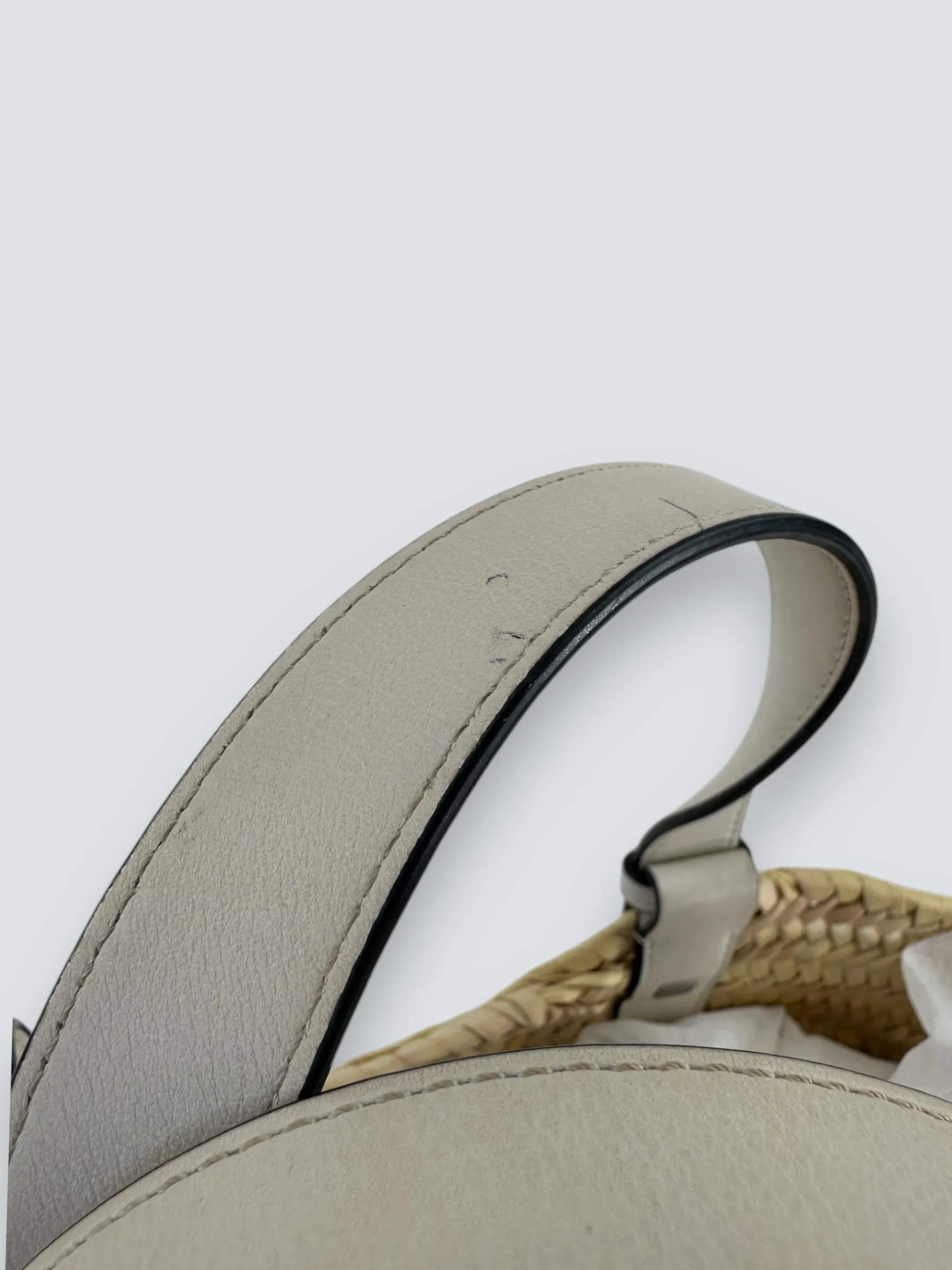 Loewe Small Raffia Straw Tote