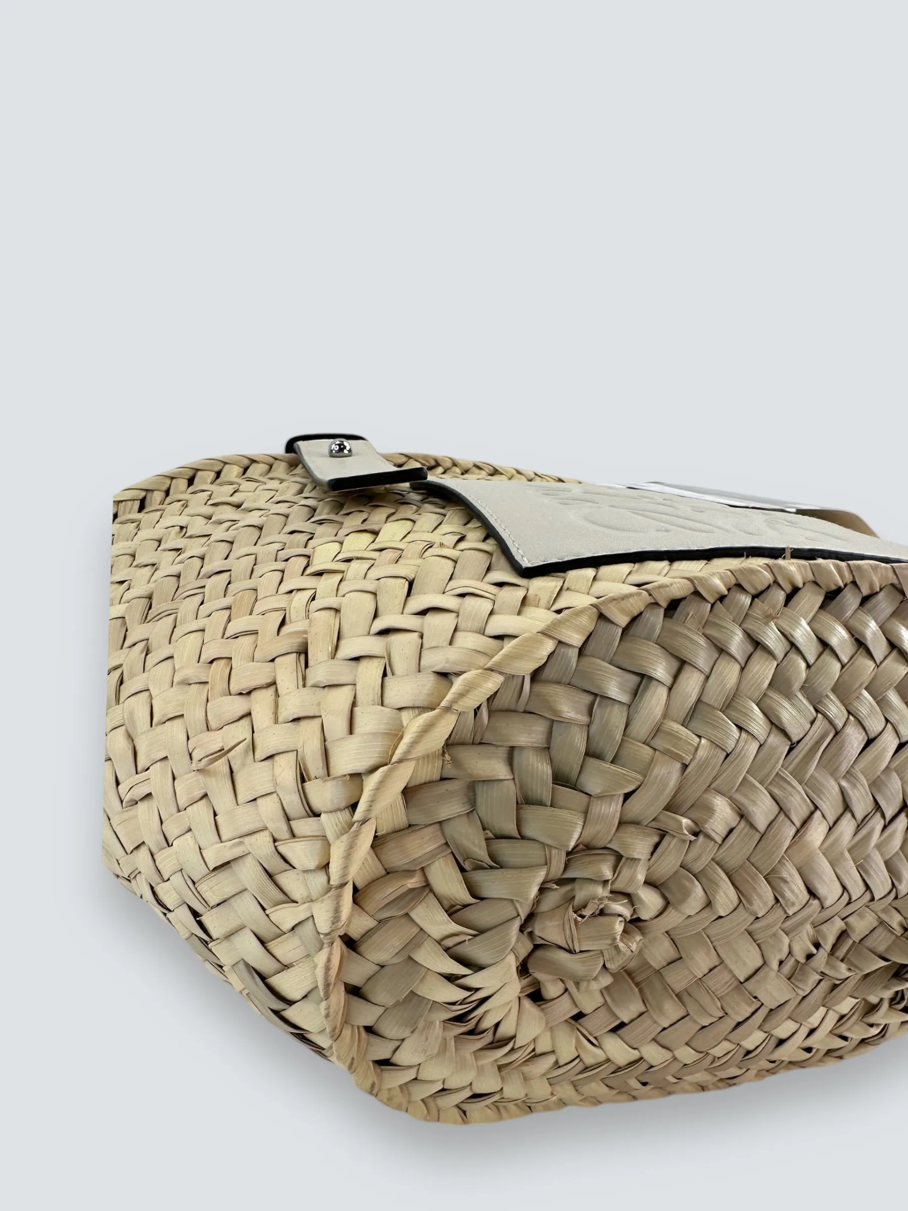 Loewe Small Raffia Straw Tote