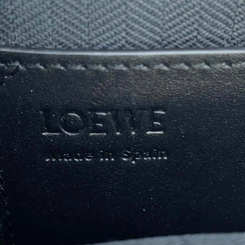LOEWE Vertical crossbody pocket BlackC565S59X01 Leather