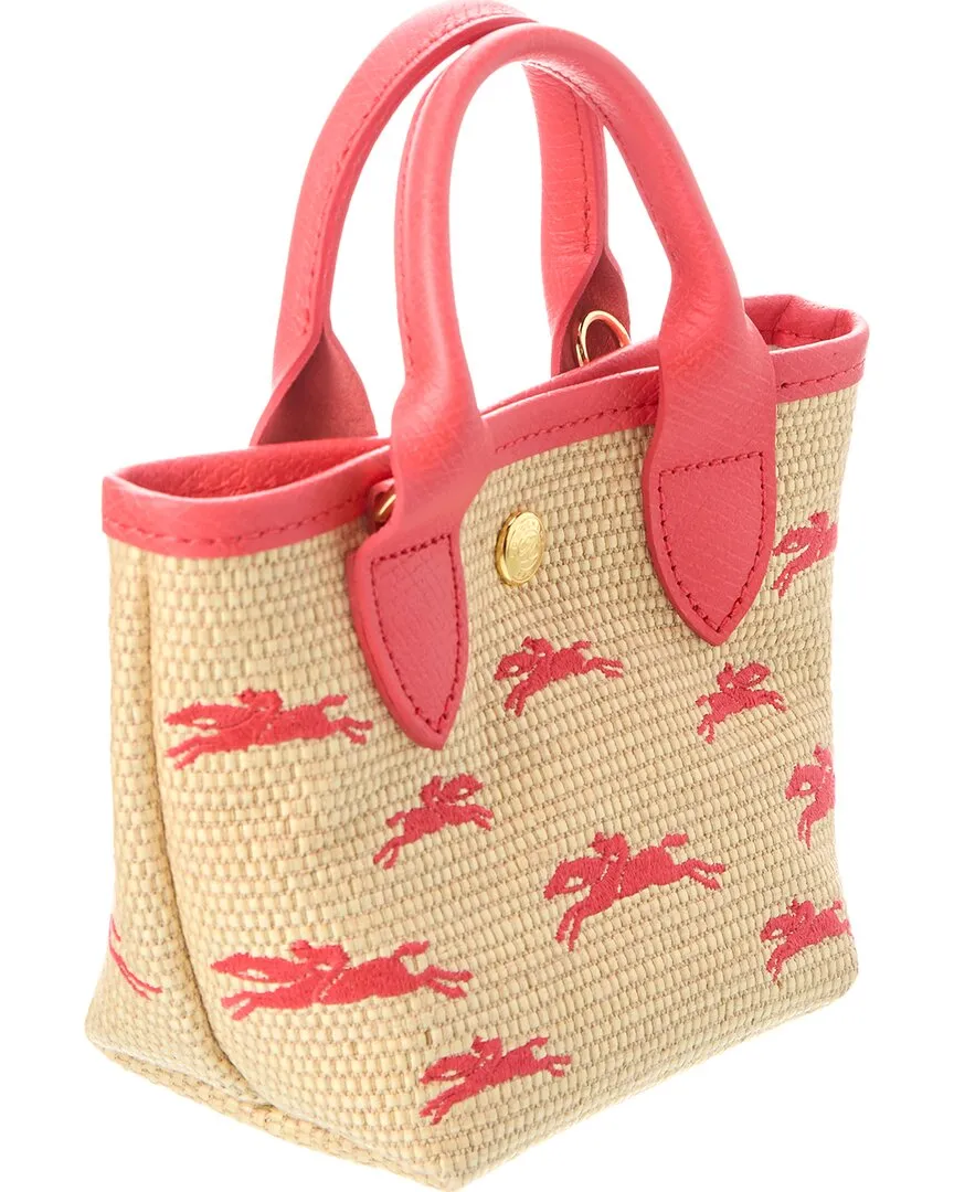 Longchamp Le Panier Pliage XS Canvas Basket Bag