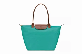 Longchamp Le Pliage Green Tote Bag Turquoise