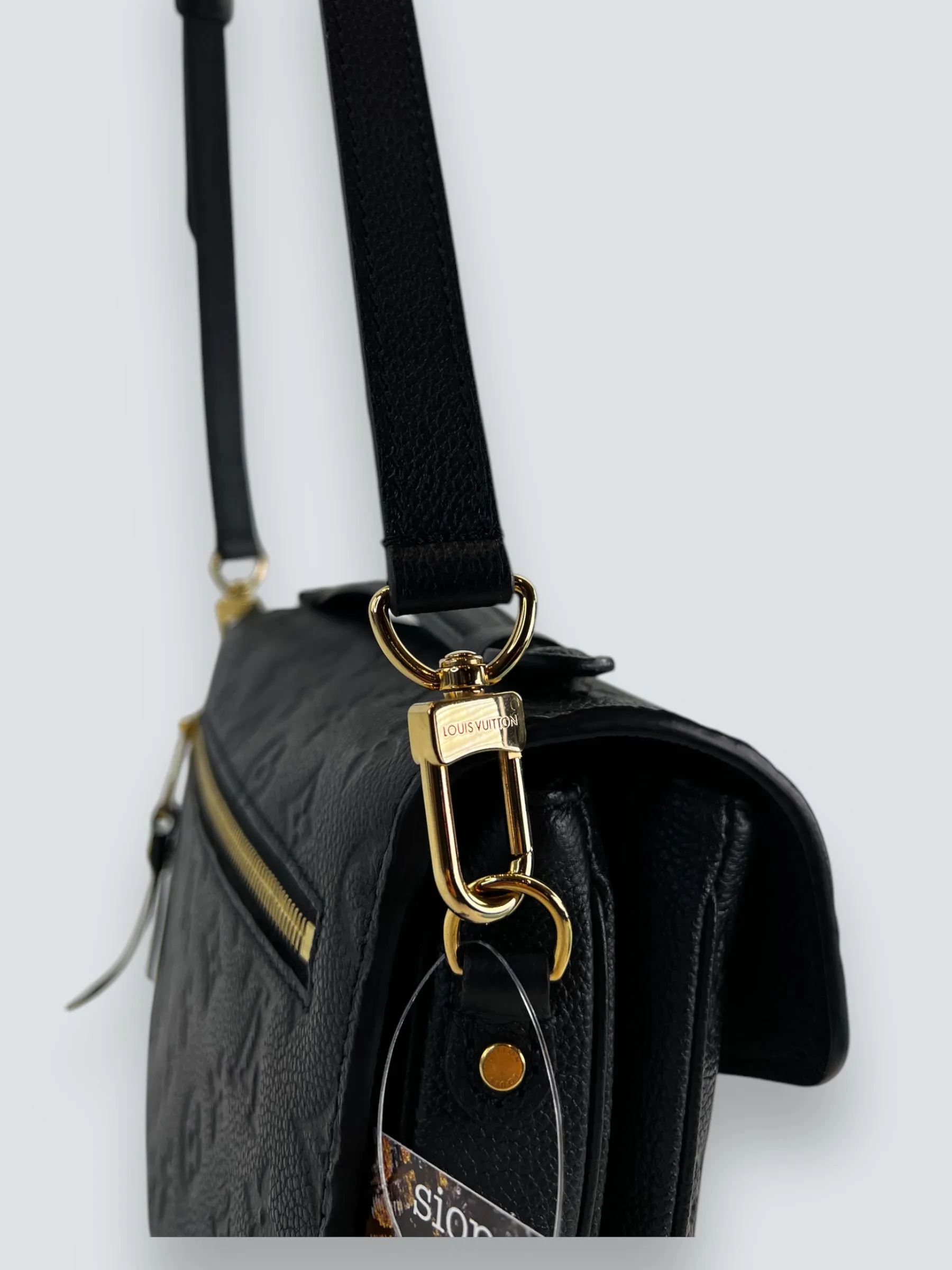 Louis Vuitton Black Empriente Leather Pochette Metis Crossbody