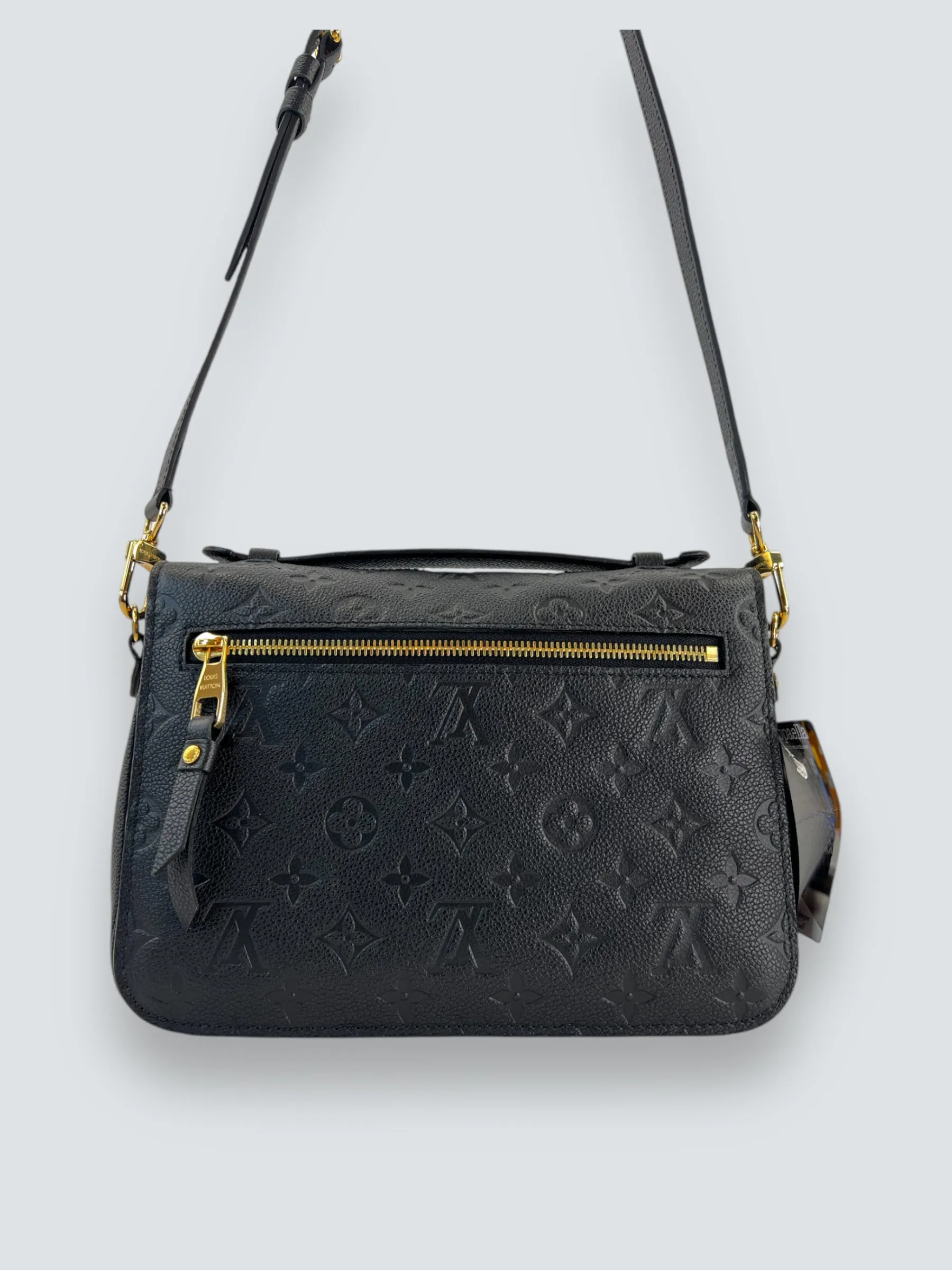 Louis Vuitton Black Empriente Leather Pochette Metis Crossbody