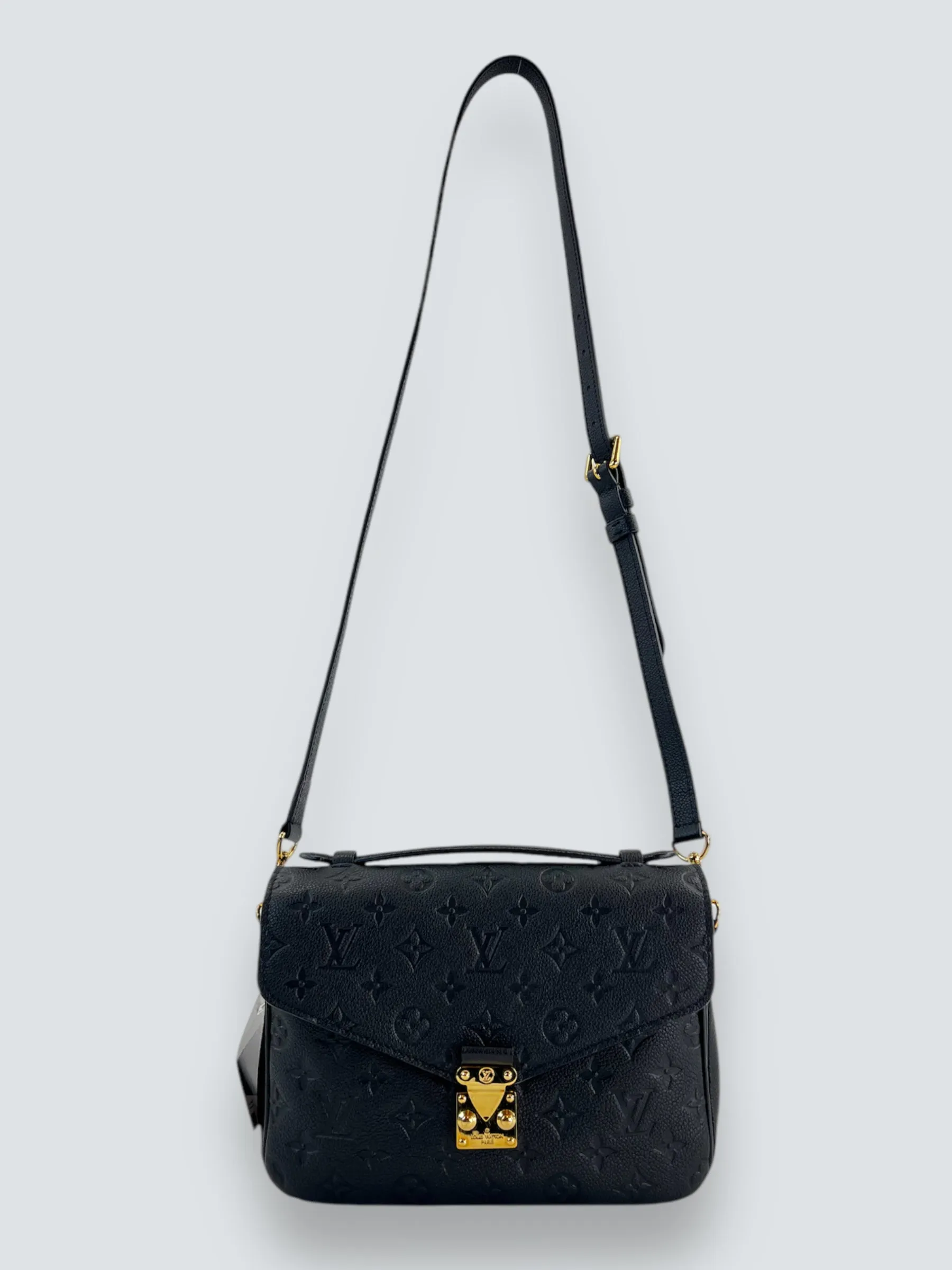 Louis Vuitton Black Empriente Leather Pochette Metis Crossbody