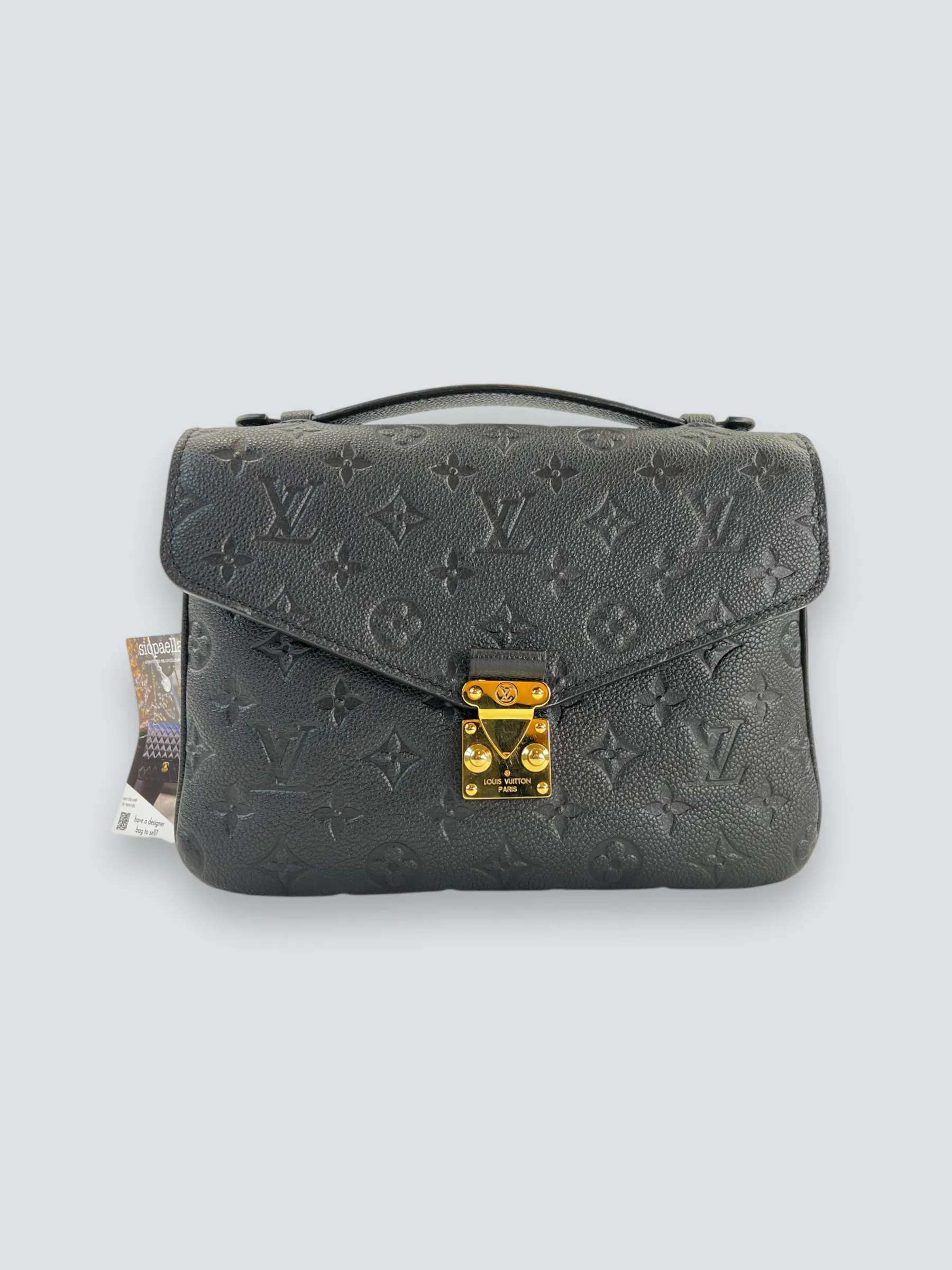 Louis Vuitton Black Empriente Leather Pochette Metis Crossbody
