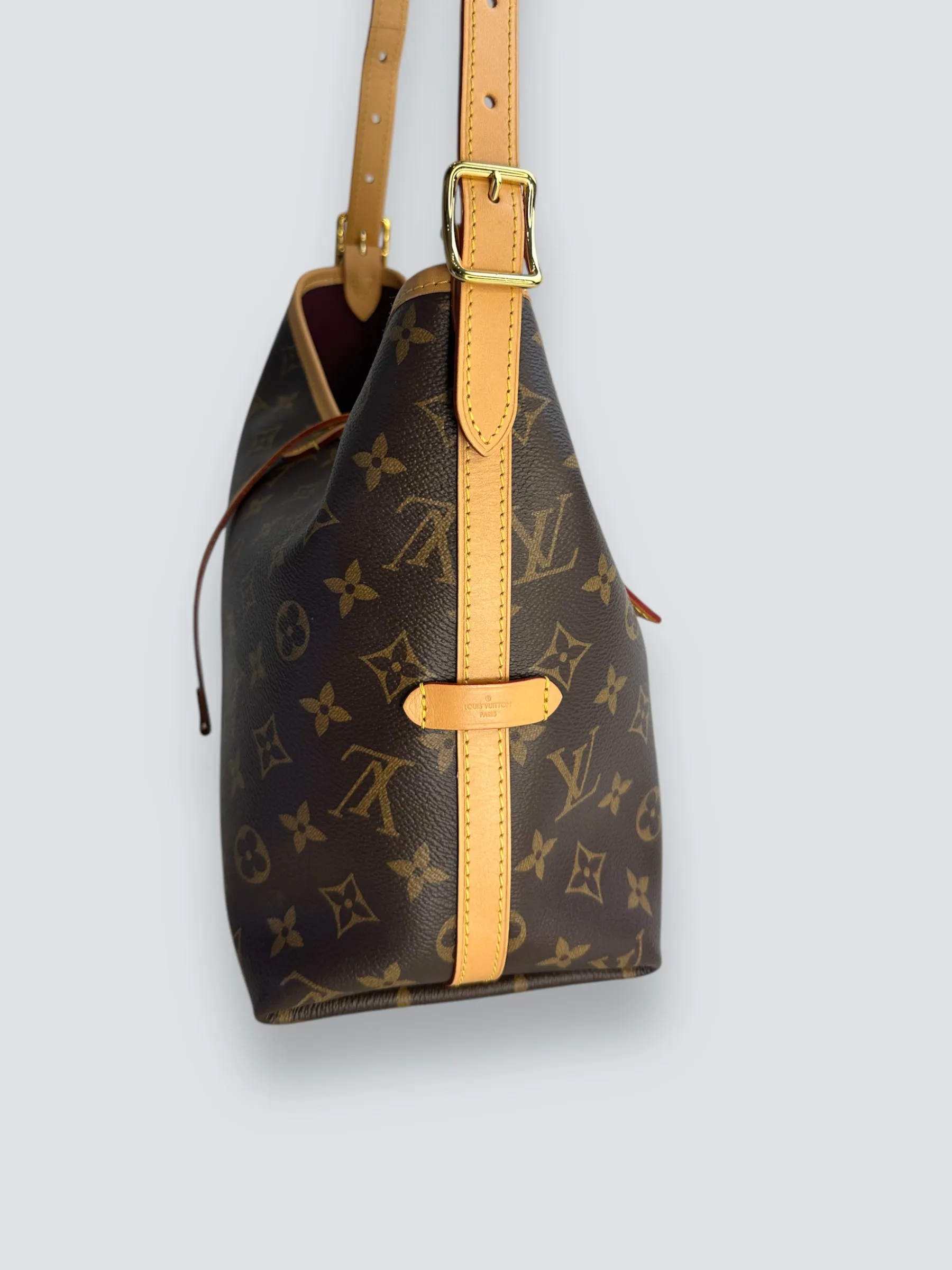 Louis Vuitton Monogram Canvas "Carry All" PM  Shoulder Bag