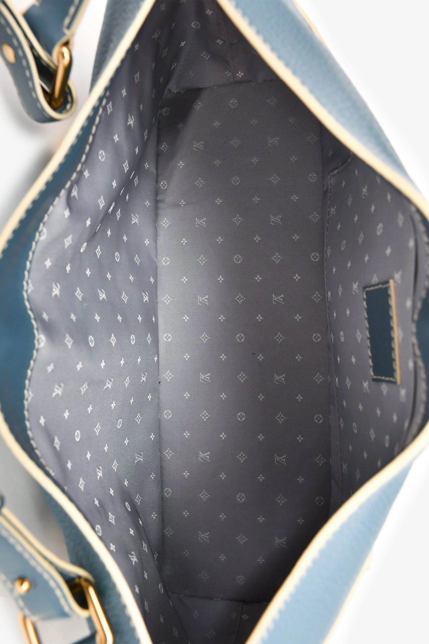 Louis Vuitton 2005 Blue Leather Shauli L'impetueux Shoulder Bag