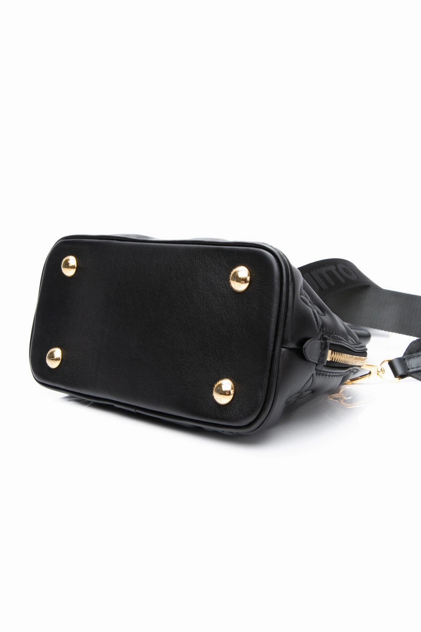LOUIS VUITTON Black Alma Bubblegram BB Crossbody Bag