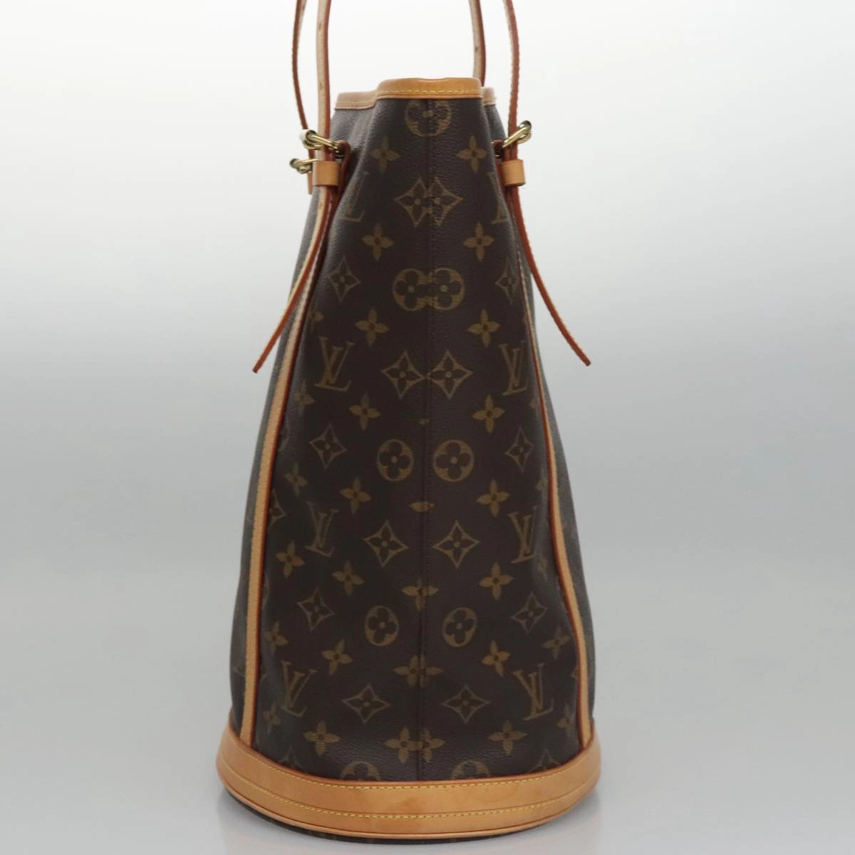 Louis Vuitton Bucket Gm Brown Canvas Shoulder Bag