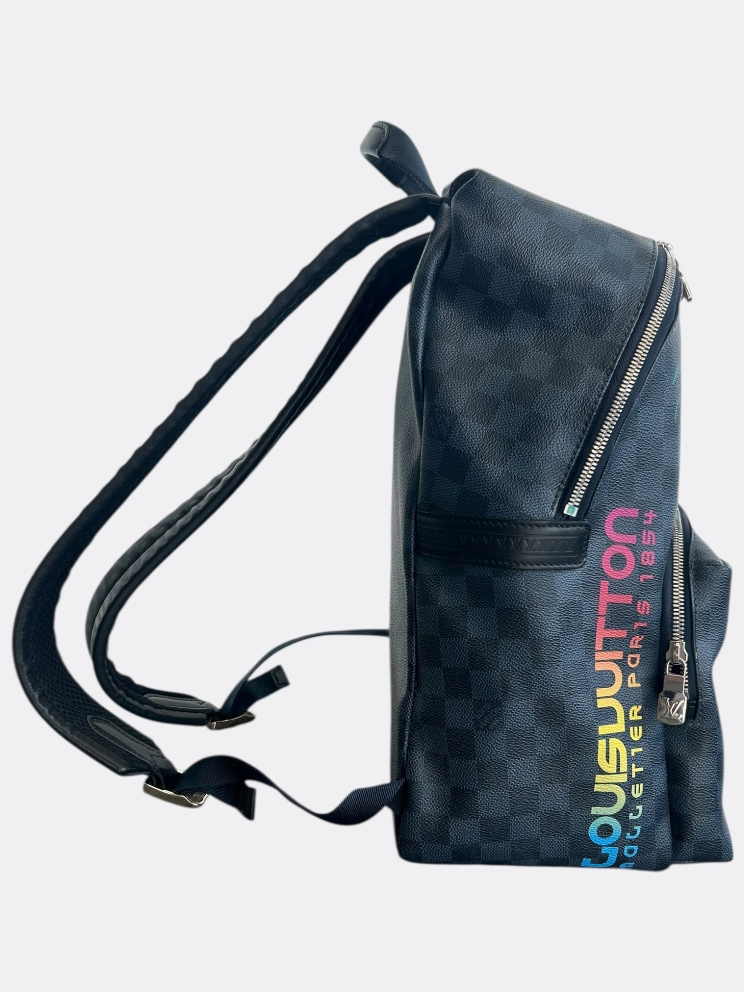 Louis Vuitton Cobalt Damier Safari Jungle Discovery Backpack