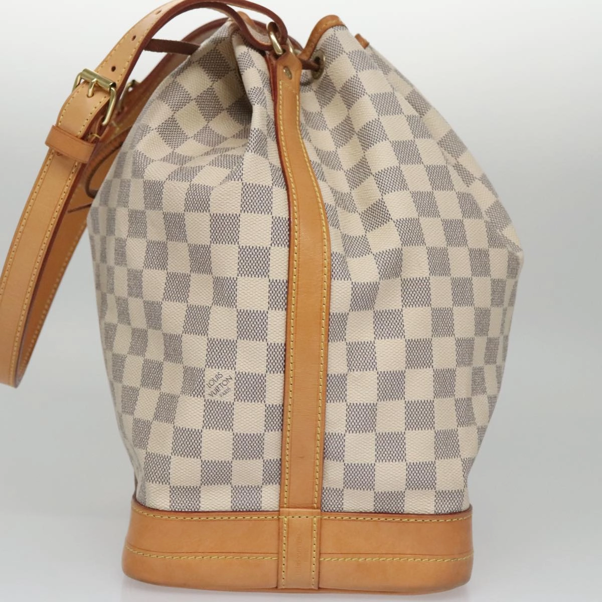 LOUIS VUITTON Damier Azur Noe Shoulder Bag N42222 LV 107183