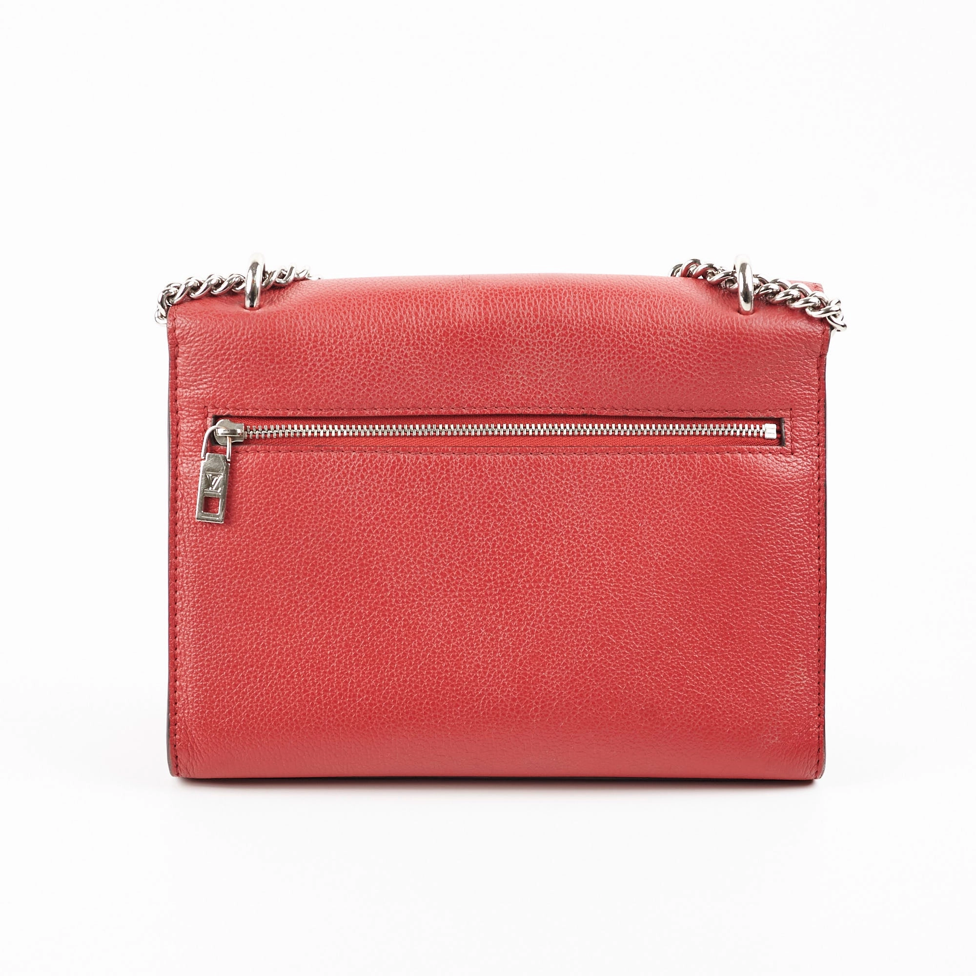 Louis Vuitton Lock Me Red Shoulder Bag