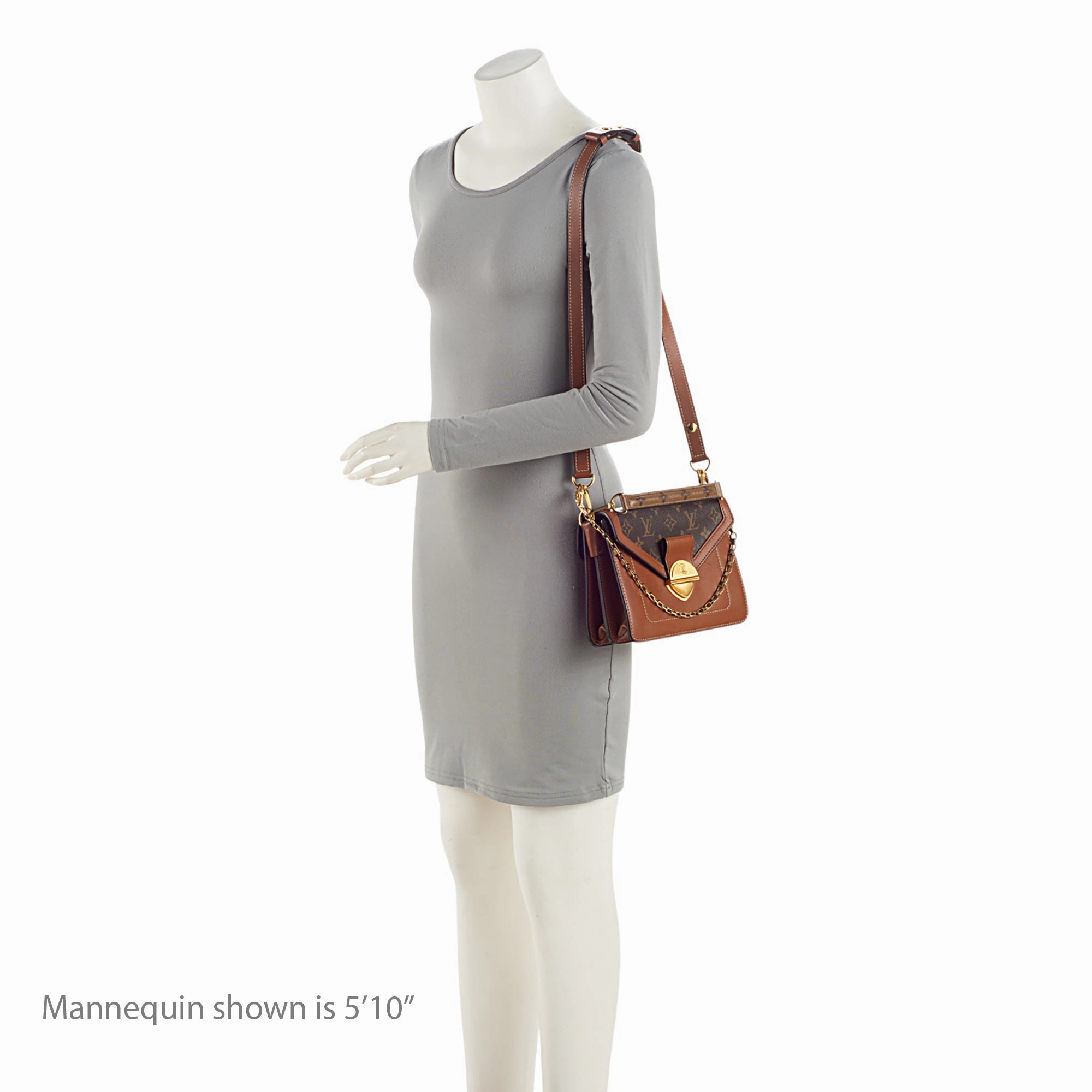 Louis Vuitton Monogram Canvas Calfskin Biface Shoulder Bag (SHF-pm4EFy)