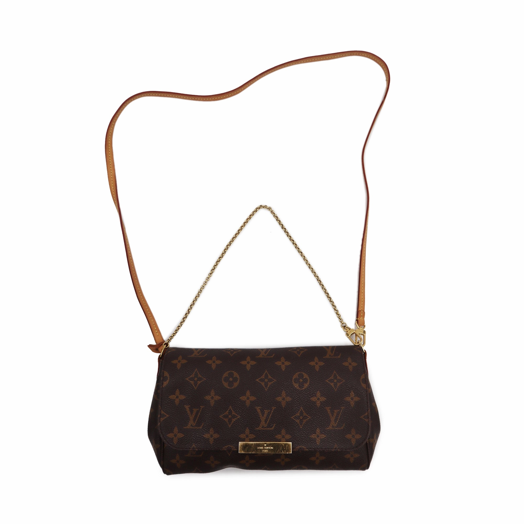 Louis Vuitton Monogram Canvas Favorite MM Shoulder Bag SA1124