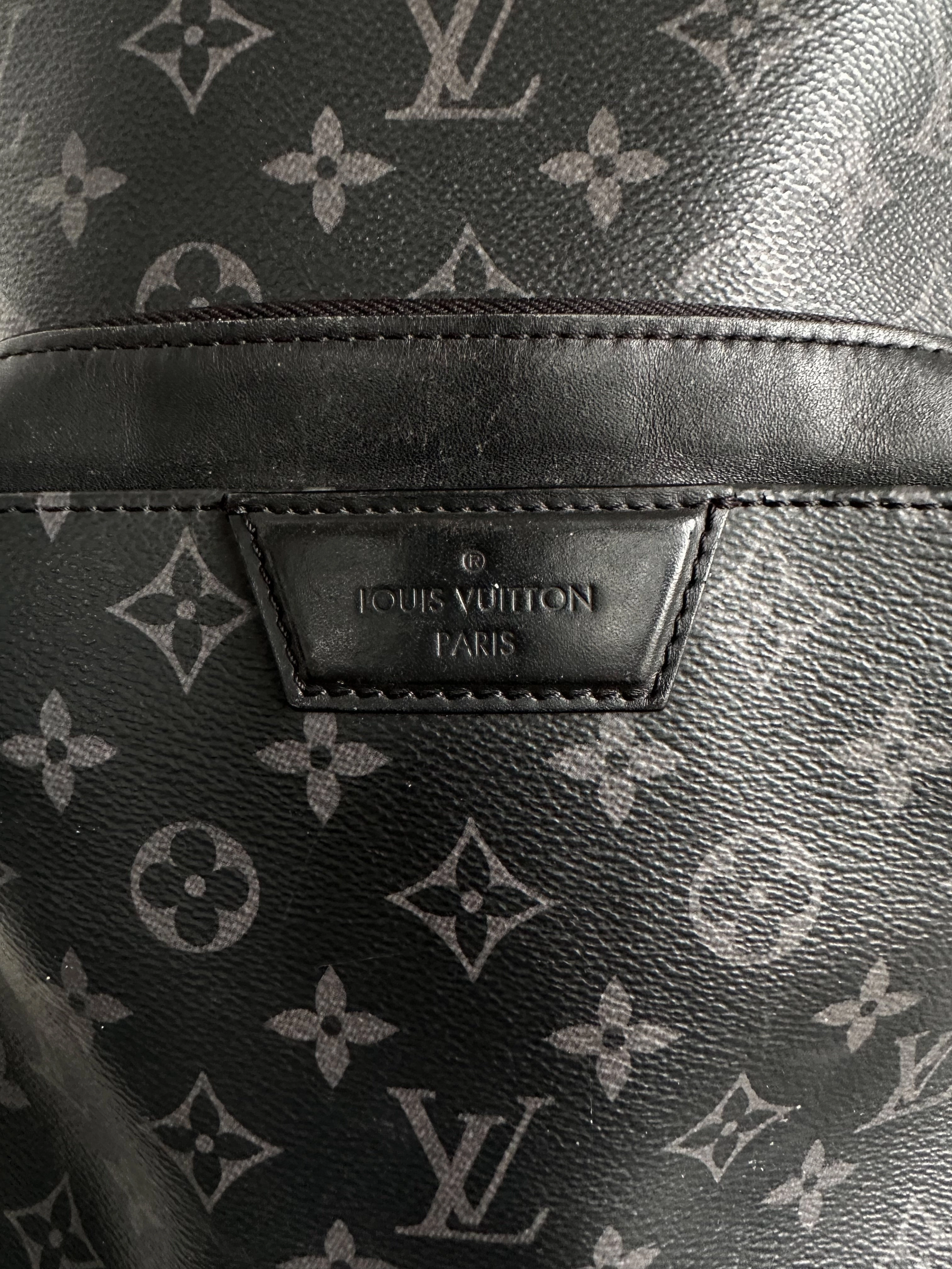 Louis Vuitton Monogram Eclipse Discovery backpack