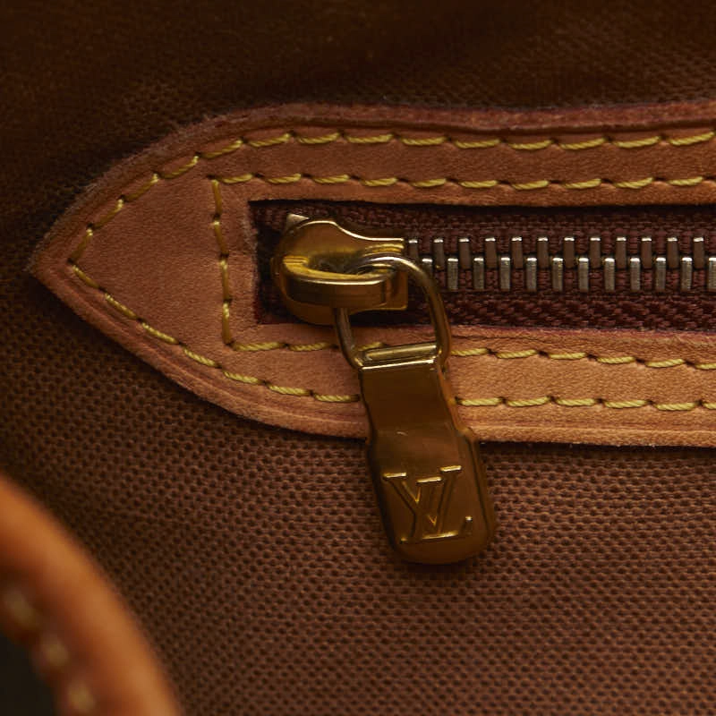 Louis Vuitton Monogram M51153 Shoulder Bag Leather Brown