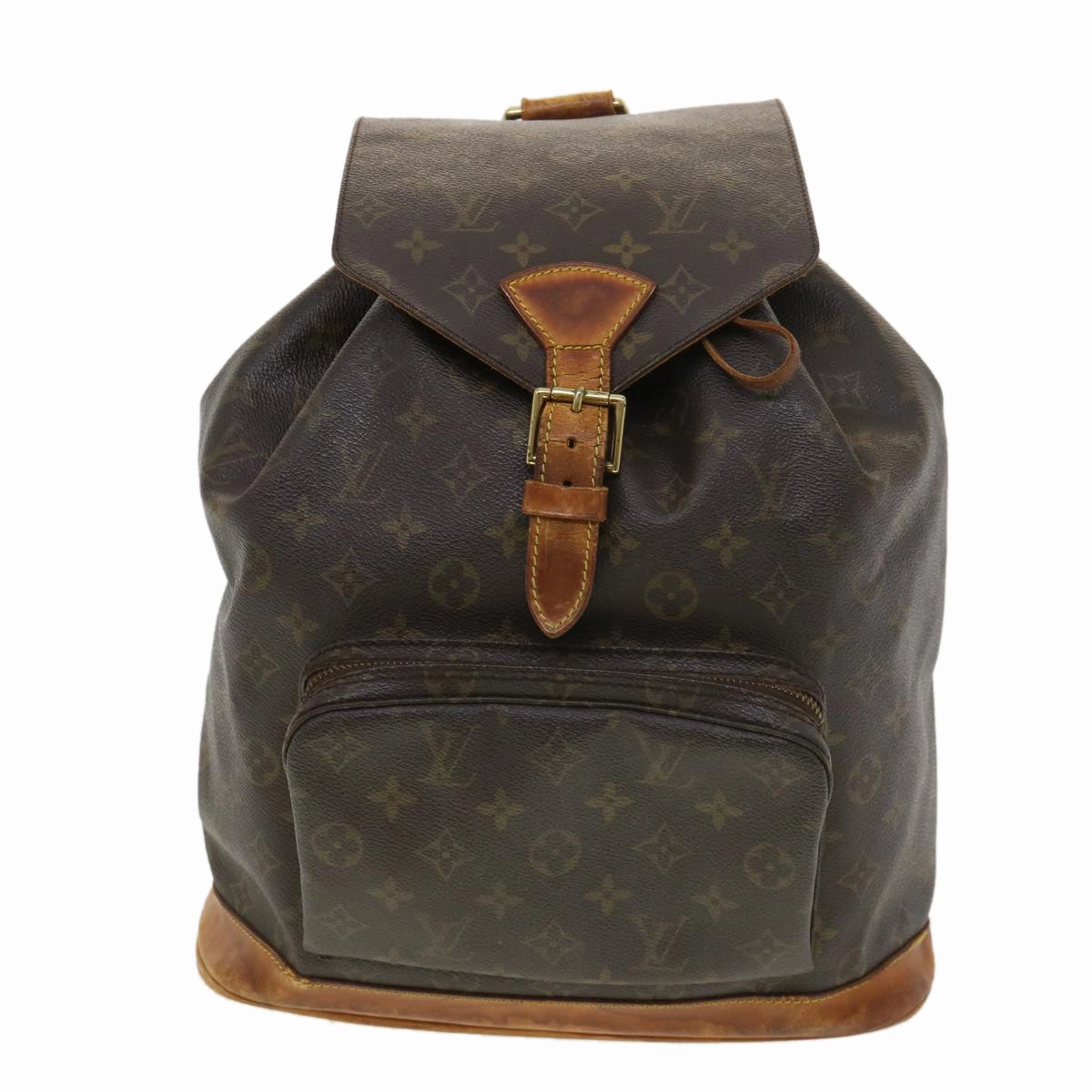 LOUIS VUITTON Monogram Montsouris GM Backpack M51135 LV 39264