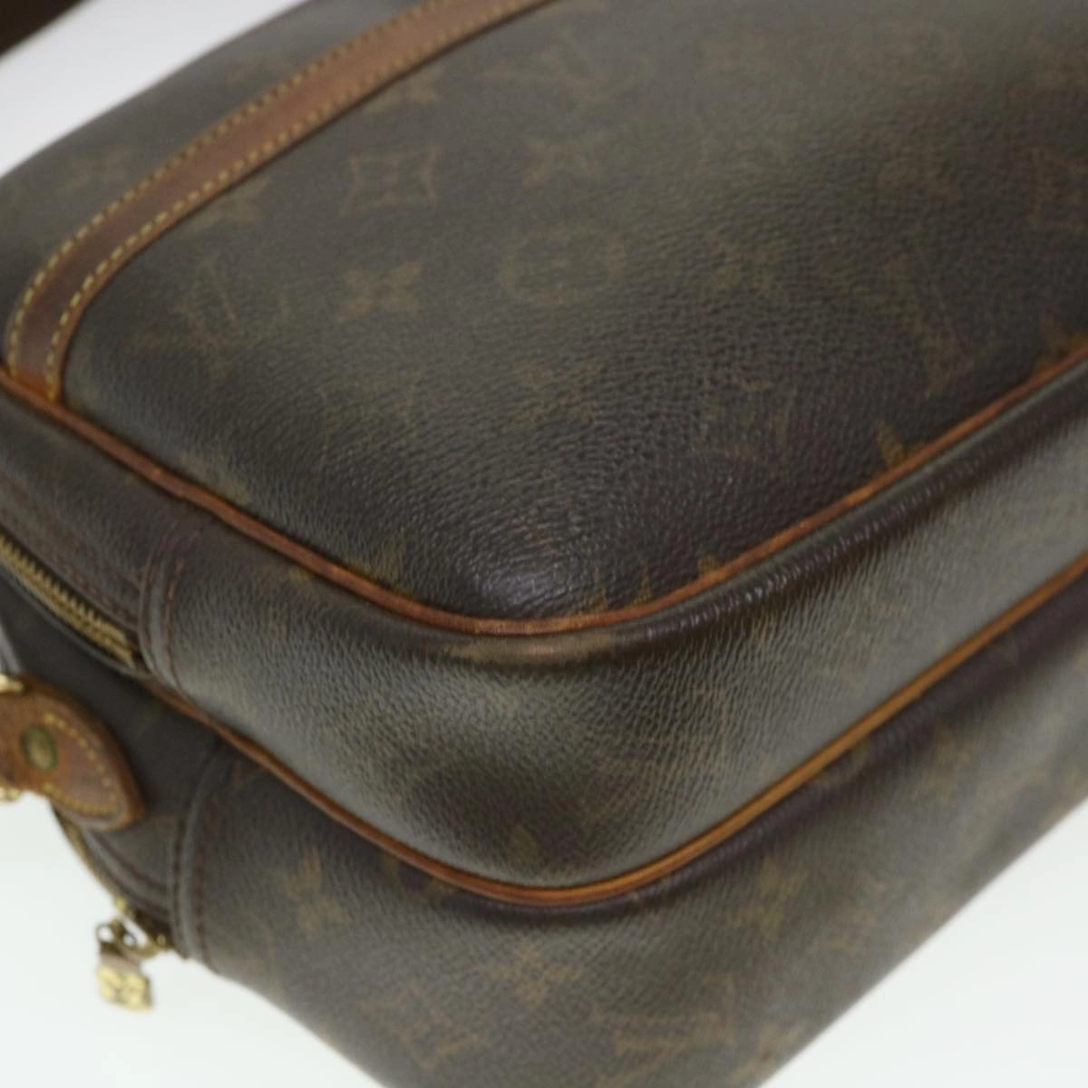 LOUIS VUITTON Monogram Reporter PM Shoulder Bag M45254 LV rd4610