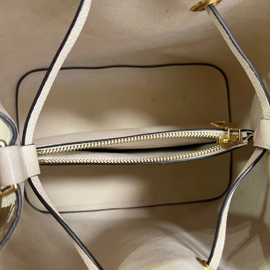Louis Vuitton Neonoe Cream White Bucket Crossbody Bag