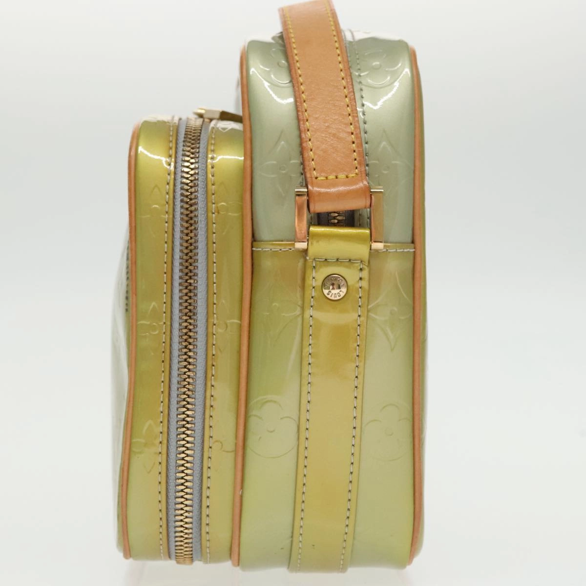 Louis Vuitton Wooster Green Patent Leather Shoulder Bag