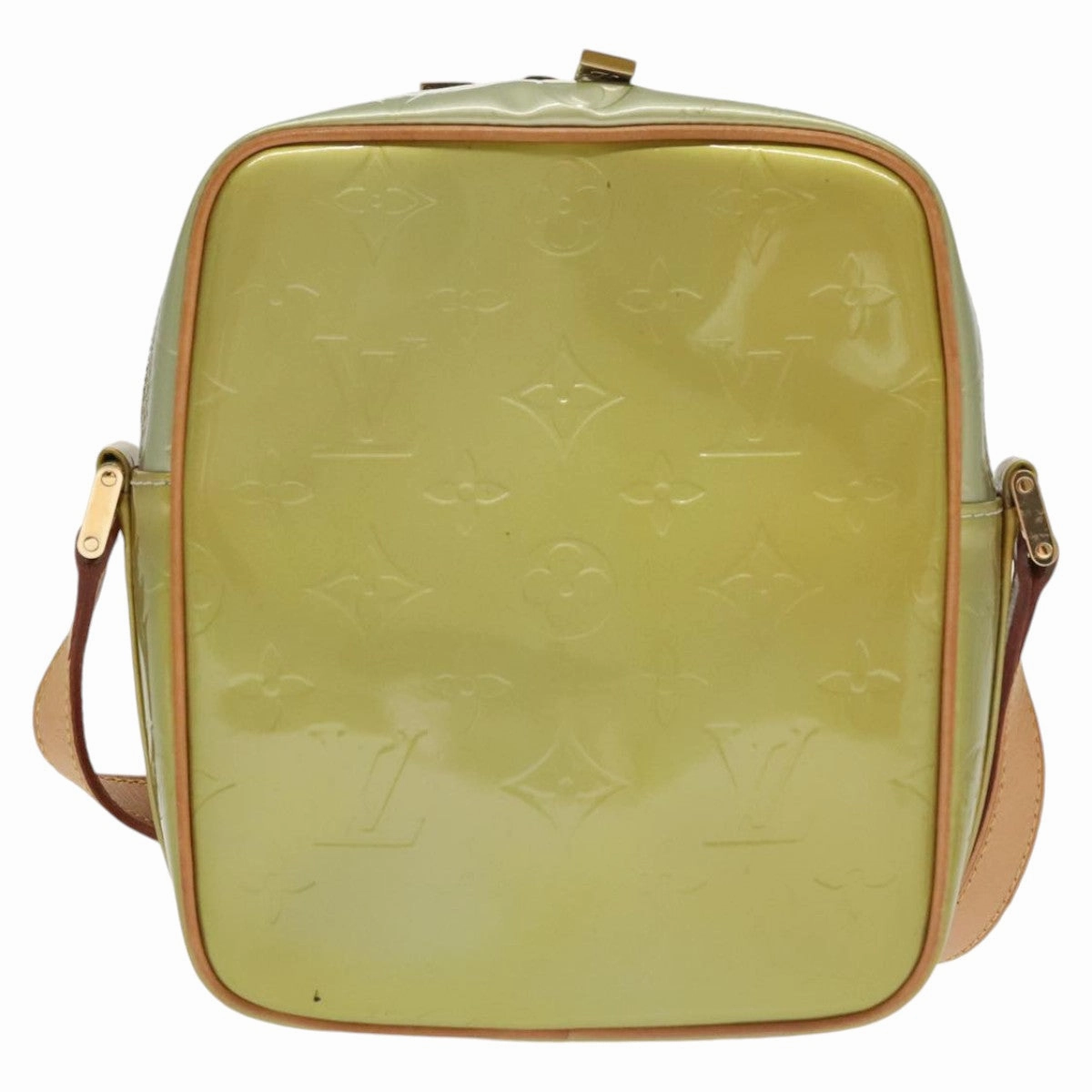Louis Vuitton Wooster Green Patent Leather Shoulder Bag
