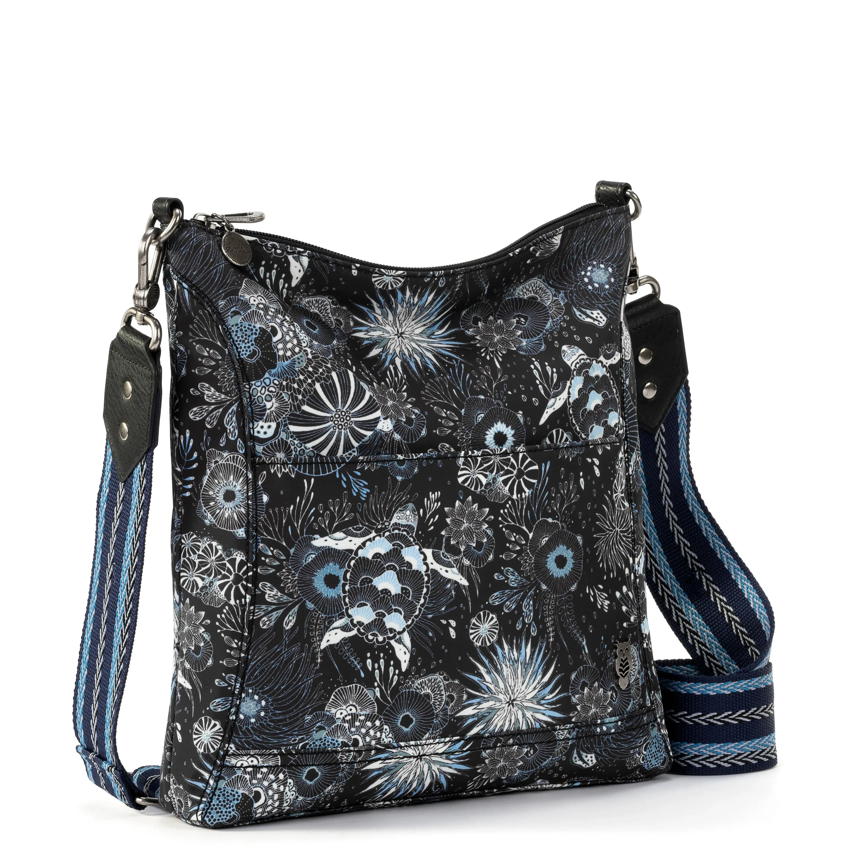 Lucia Crossbody - EcoTwill - Midnight Seascape