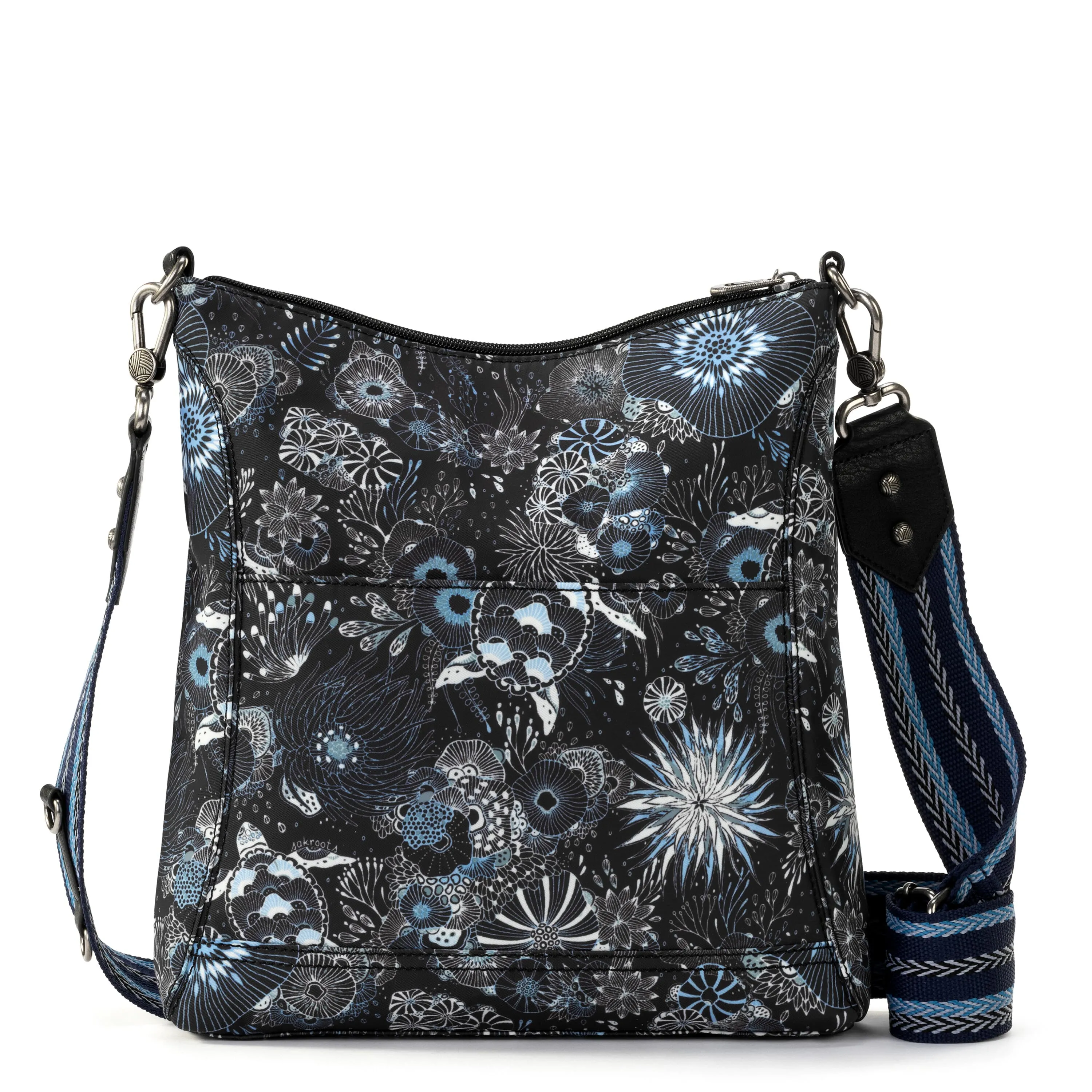 Lucia Crossbody - EcoTwill - Midnight Seascape
