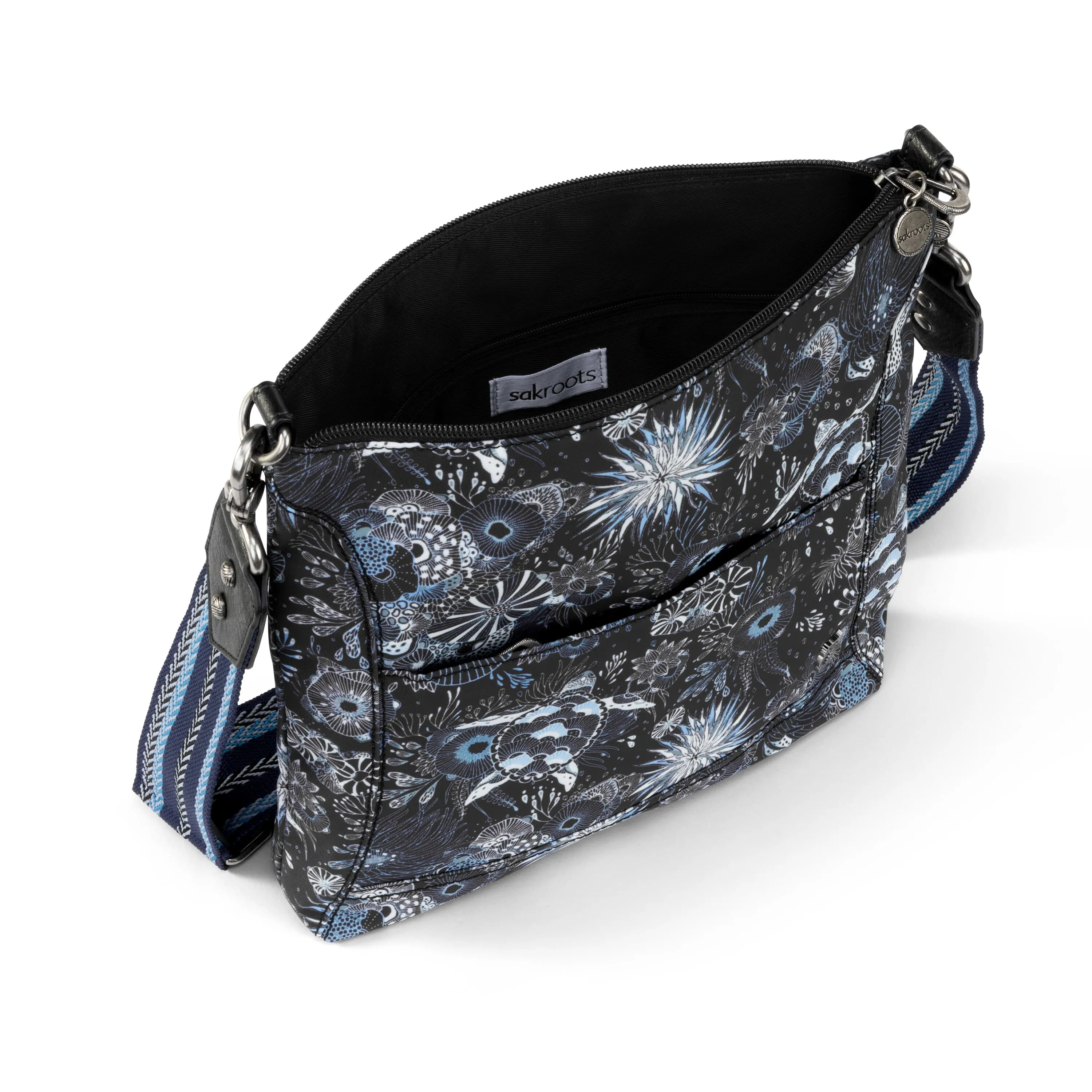 Lucia Crossbody - EcoTwill - Midnight Seascape