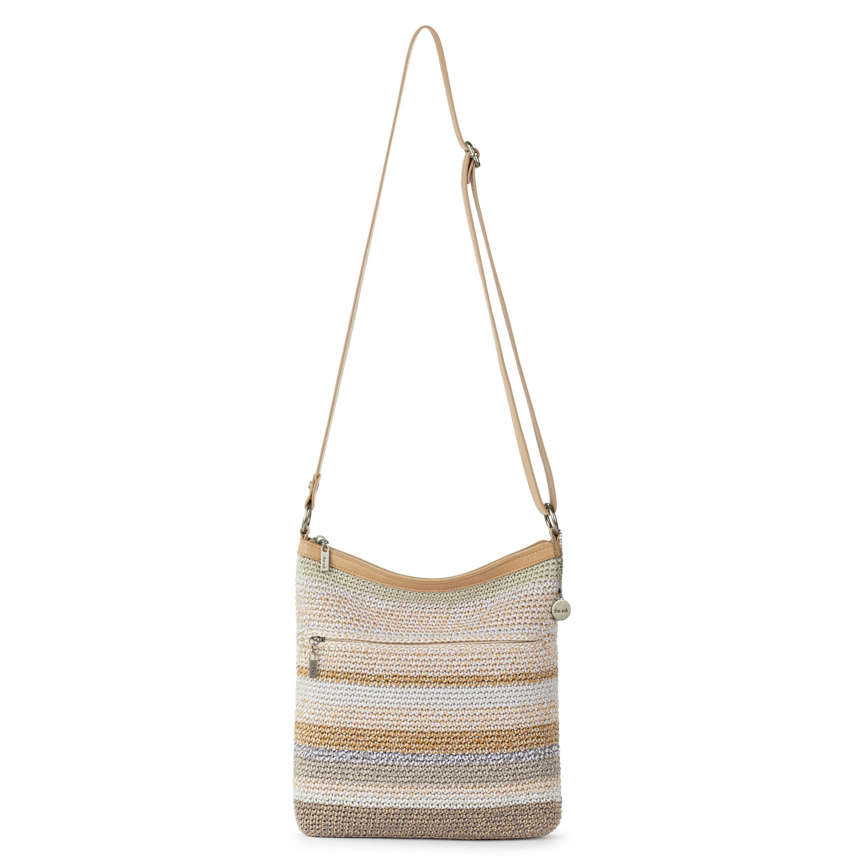 Lucia Crossbody - Hand Crochet - Sand Stripe