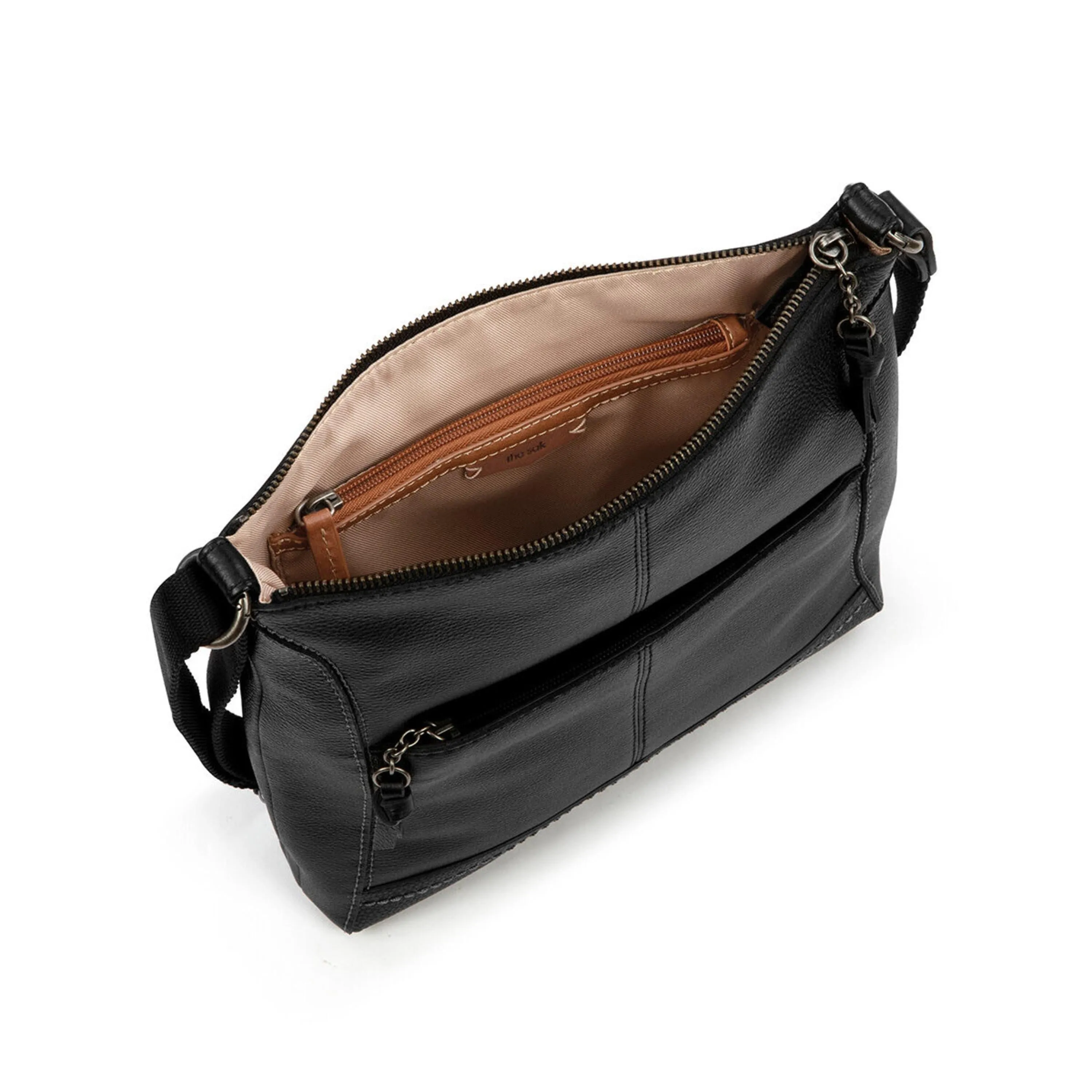 Lucia Crossbody - Leather - Black