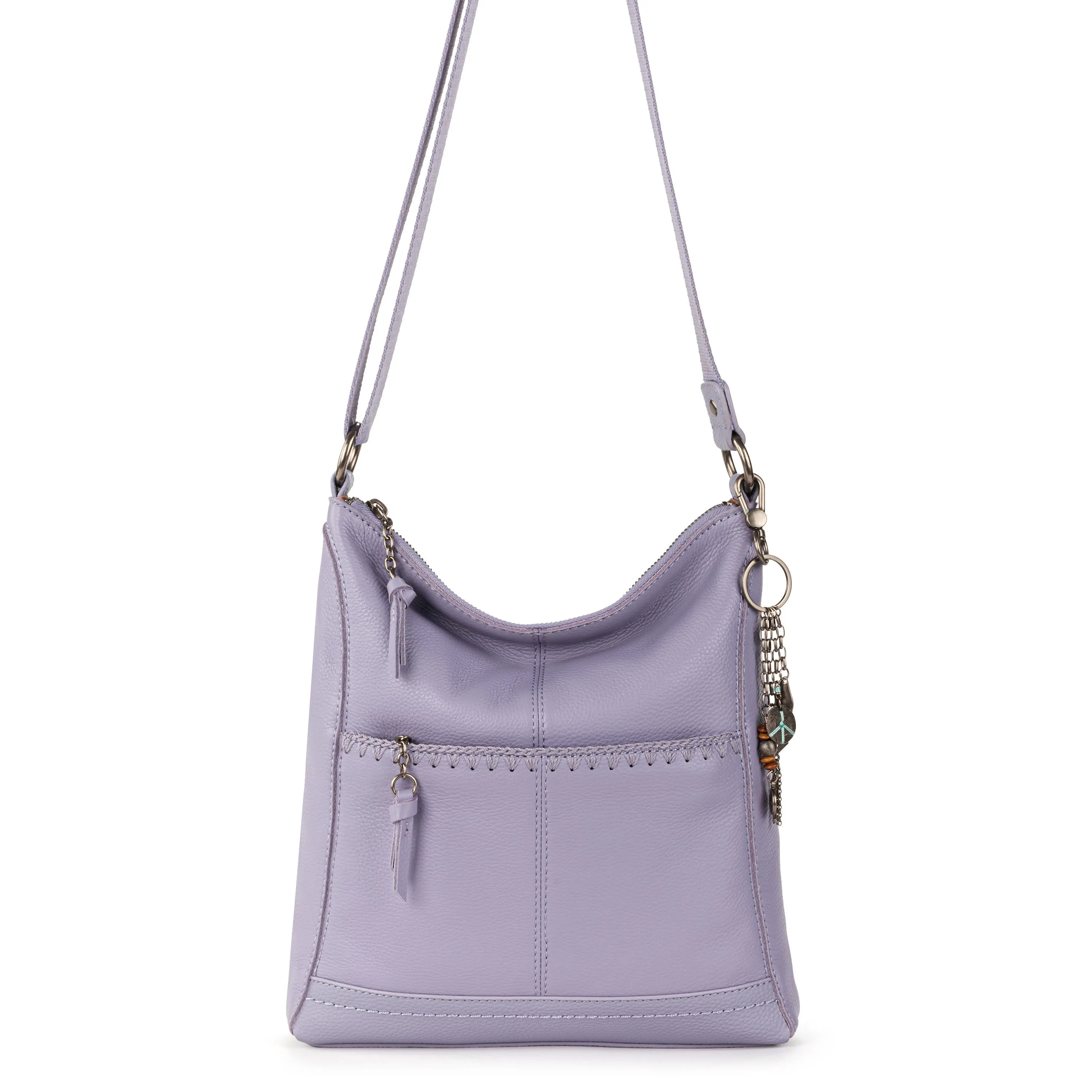 Lucia Crossbody - Leather - Orchid Stitch