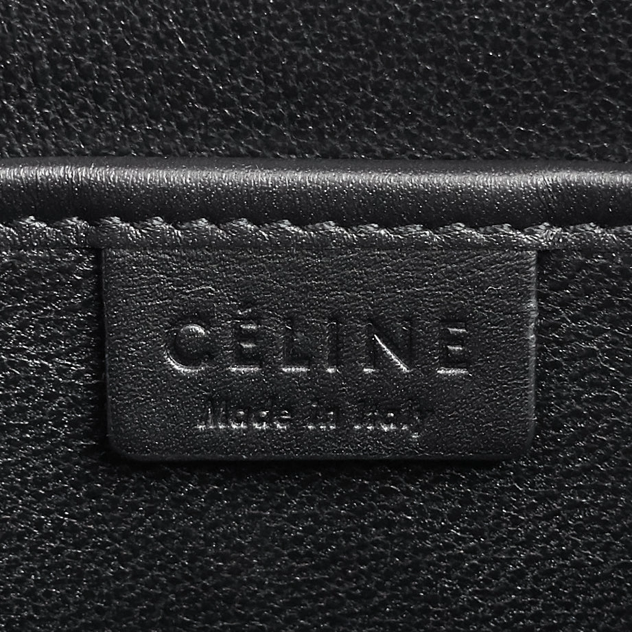 Luggage Nano Tricolor Calfskin and Suede Bag