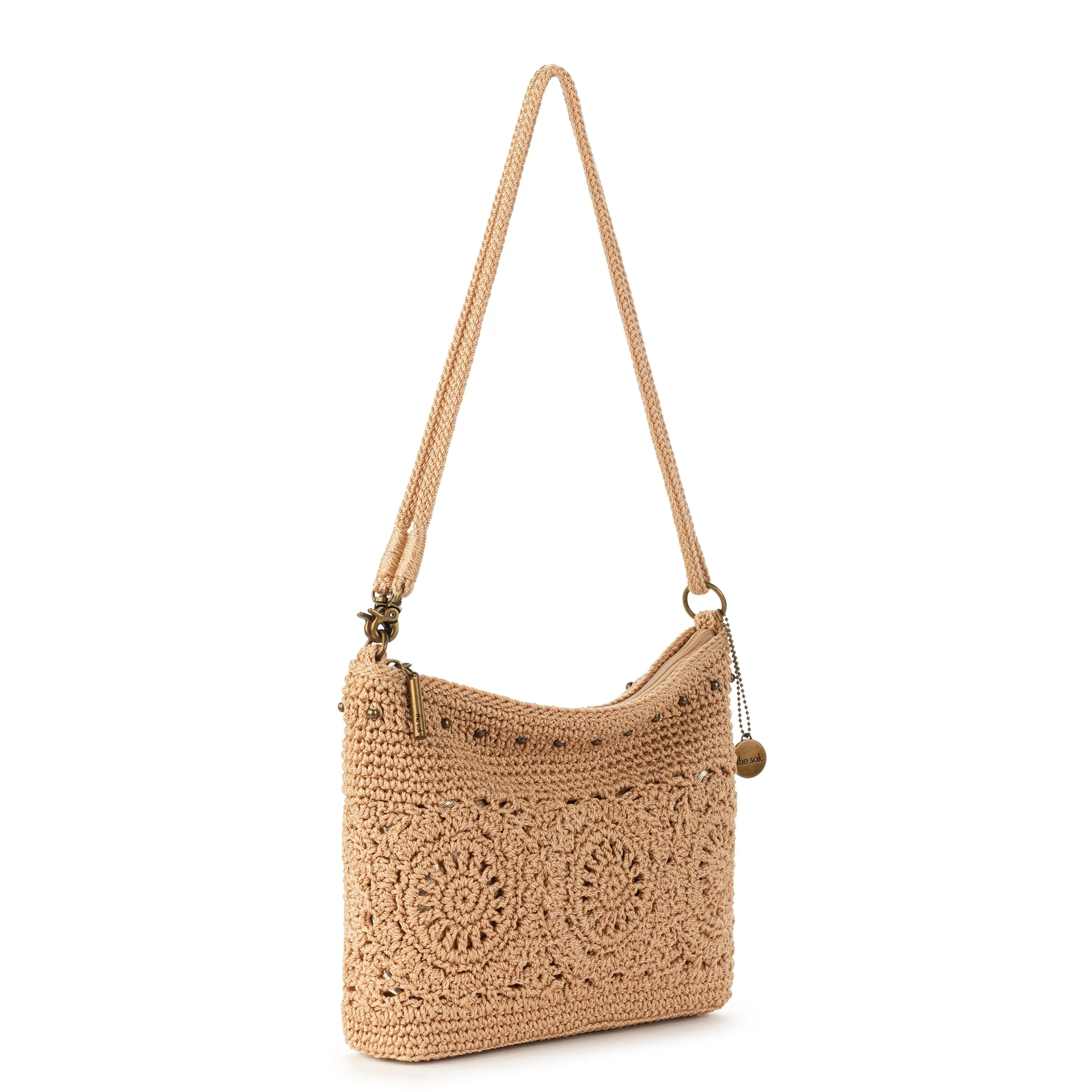 Lumi Crossbody - Hand Crochet - Bamboo Medallion