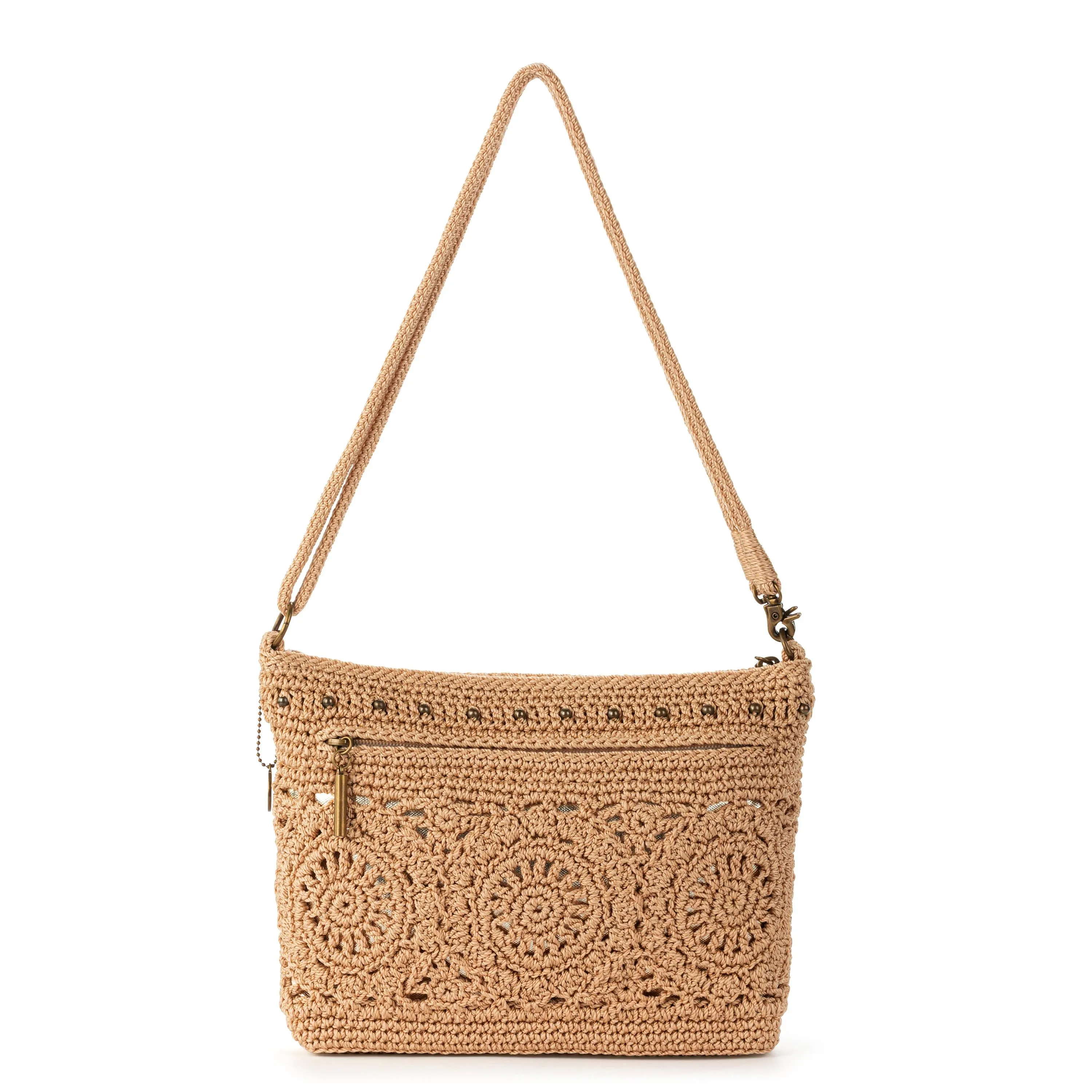 Lumi Crossbody - Hand Crochet - Bamboo Medallion