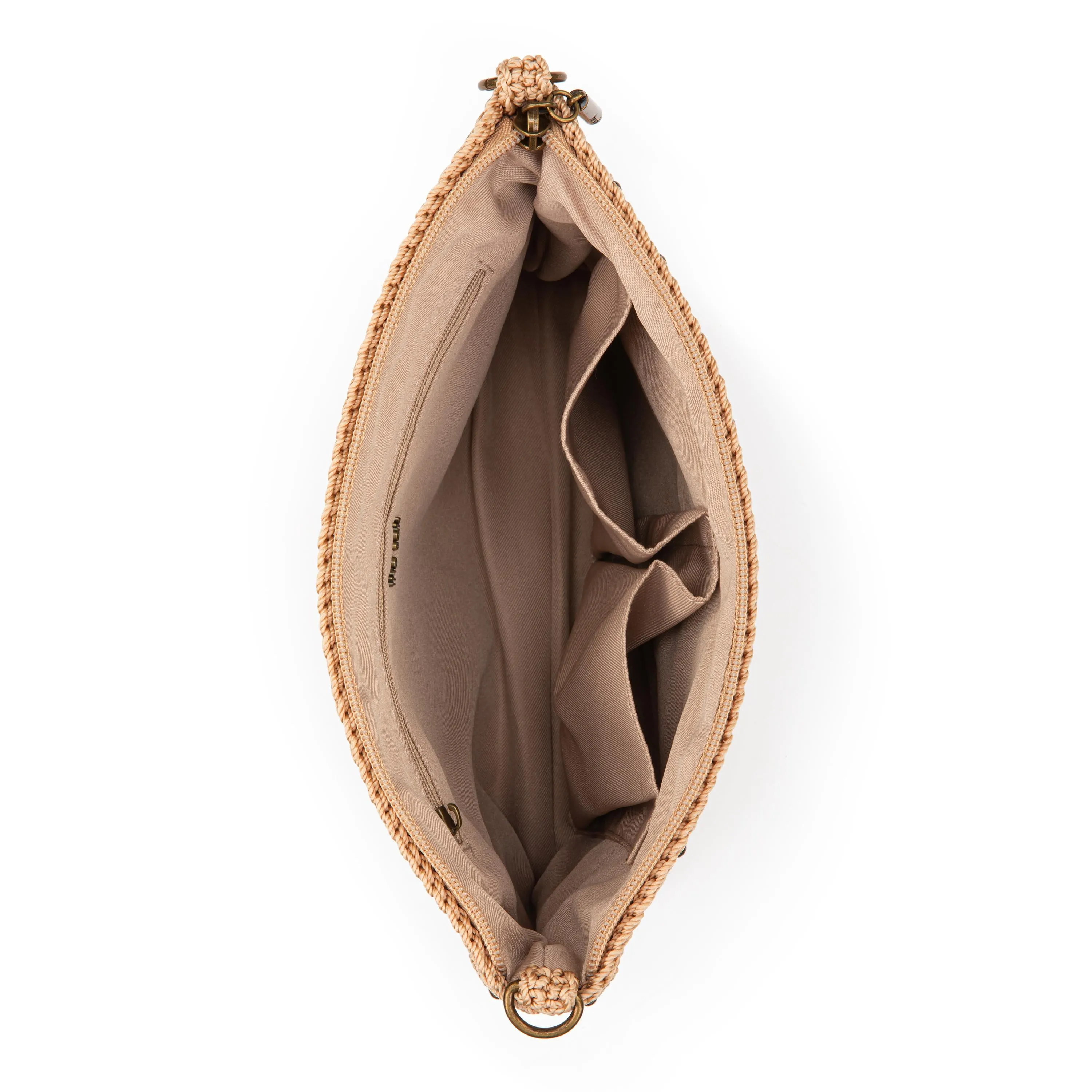 Lumi Crossbody - Hand Crochet - Bamboo Medallion