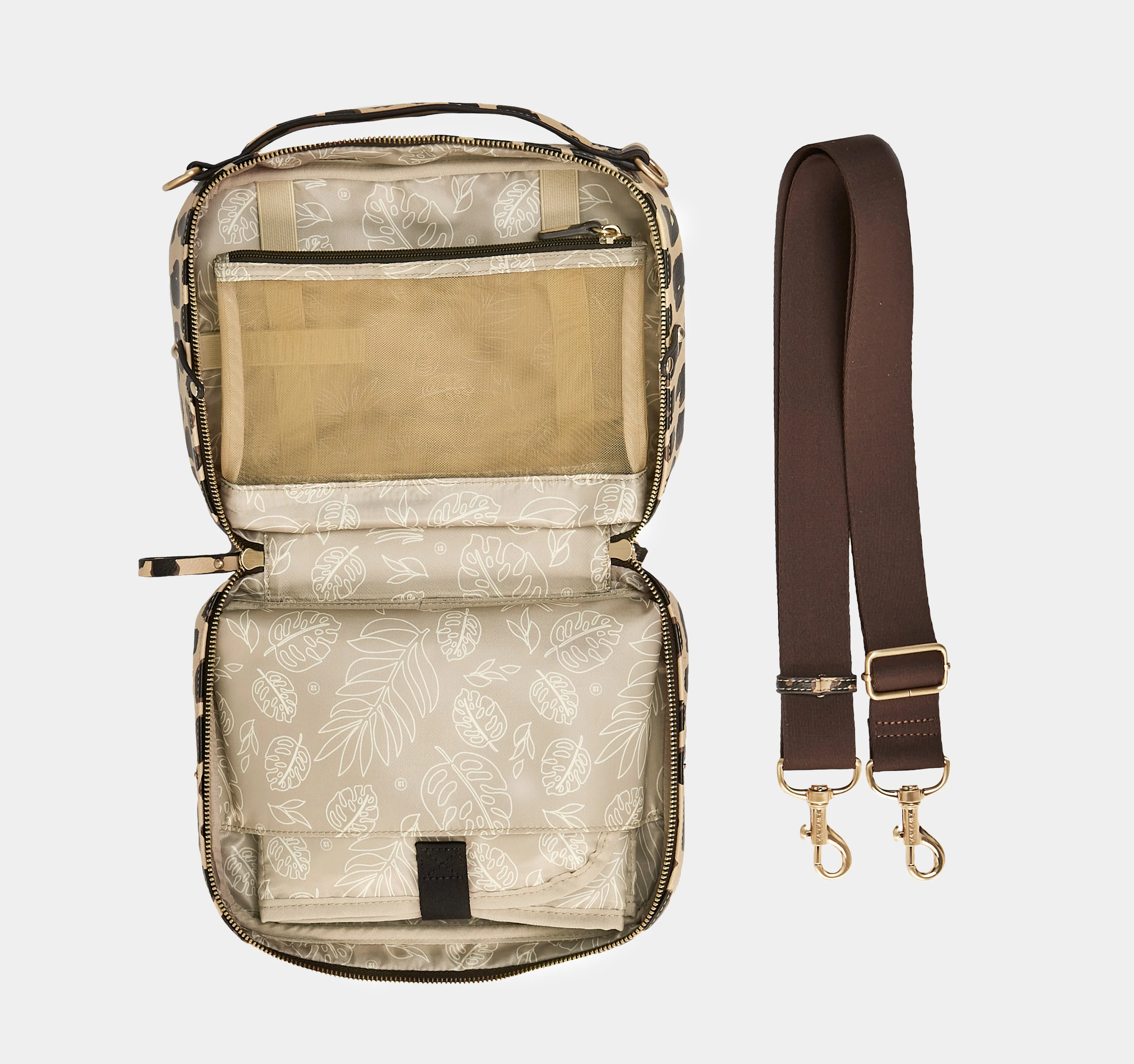 Luxe Diaper Clutch for Diaper Bag in Embossed Snake