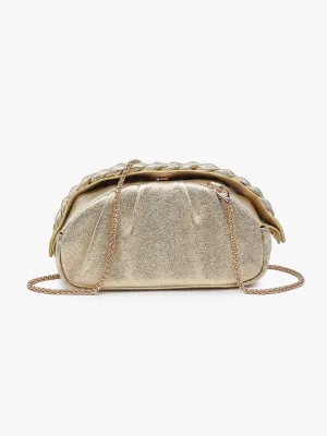 Madrigal Vegan Metallic Clutch