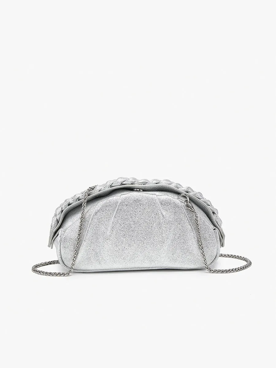 Madrigal Vegan Metallic Clutch