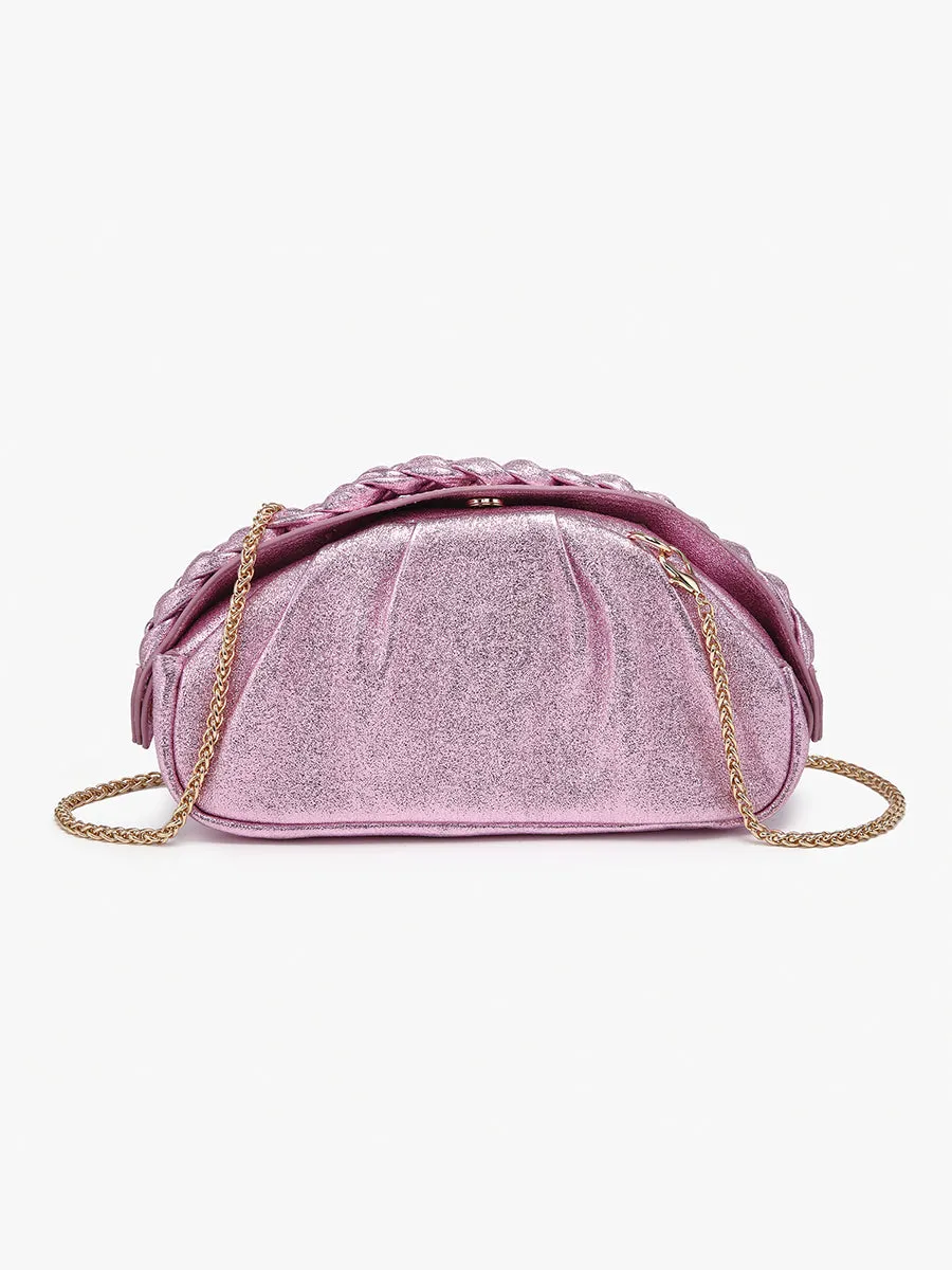 Madrigal Vegan Metallic Clutch