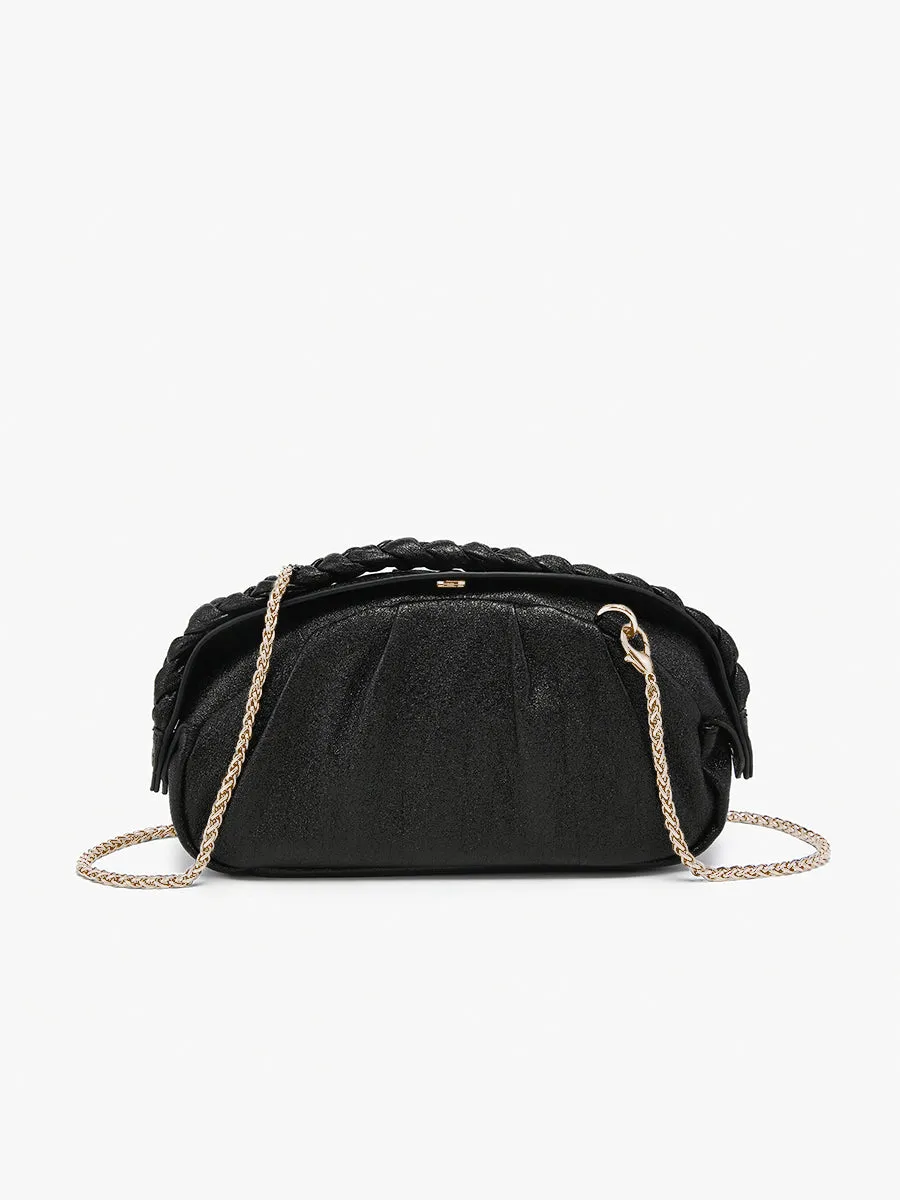 Madrigal Vegan Metallic Clutch