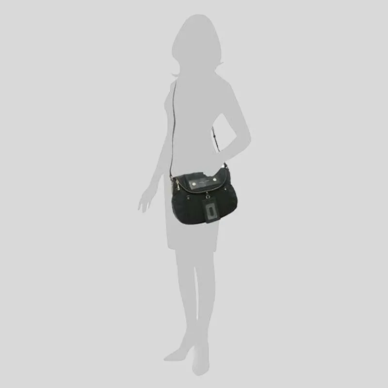MARC JACOBS Preppy Natasha Nylon Crossbody Black M0014625