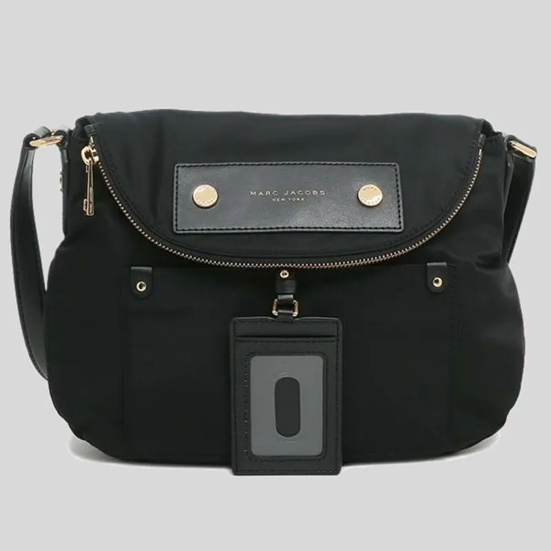MARC JACOBS Preppy Natasha Nylon Crossbody Black M0014625