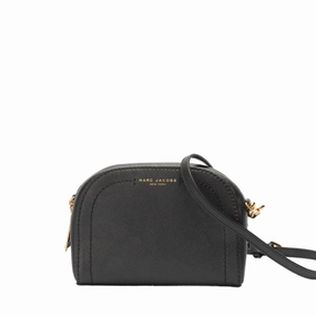 Marc Jacobs Black Saffiano Leather Crossbody Bag