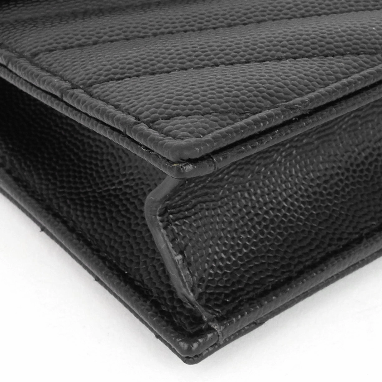 Matelass Saffiano Leather Small Wallet on Chain WOC