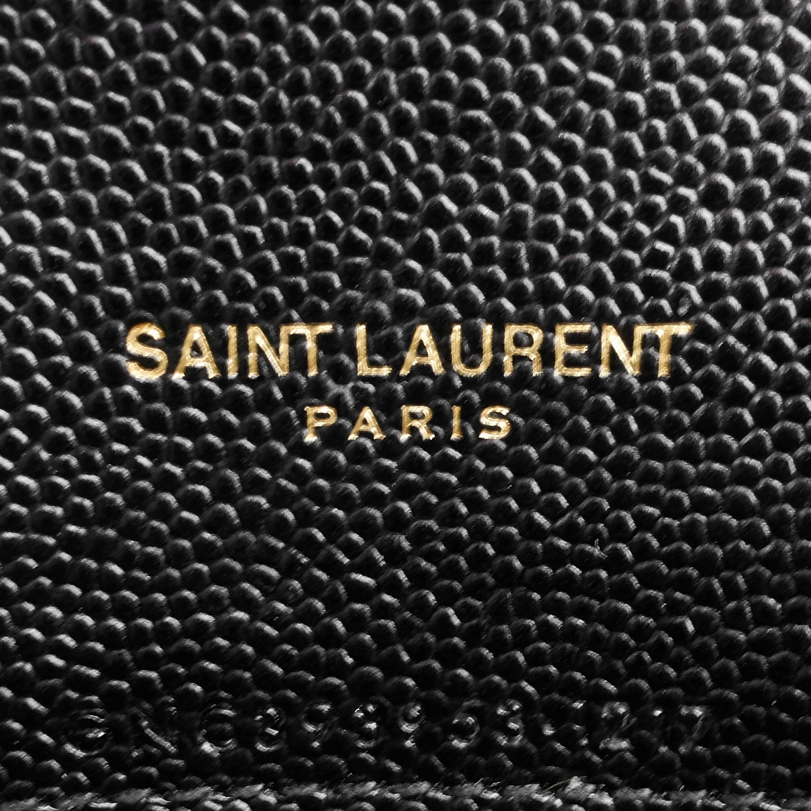 Matelass Saffiano Leather Small Wallet on Chain WOC
