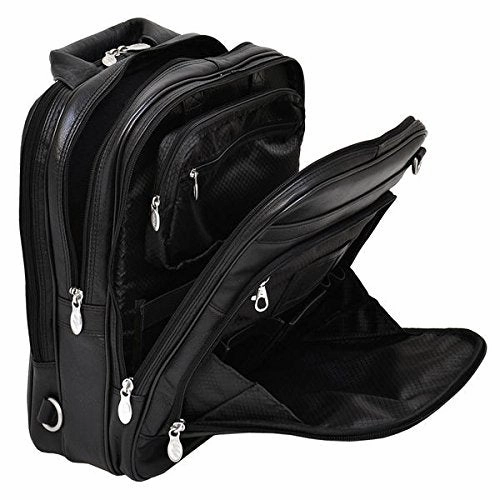 Mcklein Travel Lincoln Park Leather Three-Way Computer Everywhere Briefpack