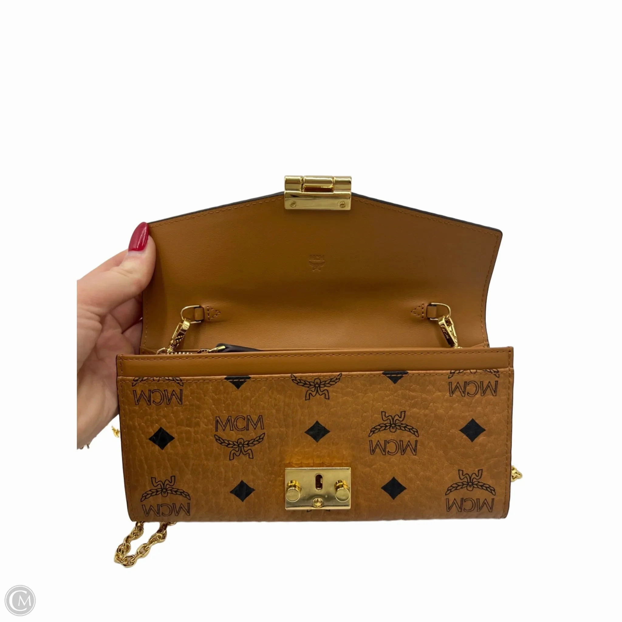 MCM Tracy Wallet On A Chain Designer Luxury Handbag